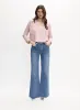 Rhinestone Wide-Leg Jeans sold by Melanie Lyne