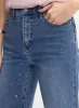 Rhinestone Wide-Leg Jeans sold by Melanie Lyne