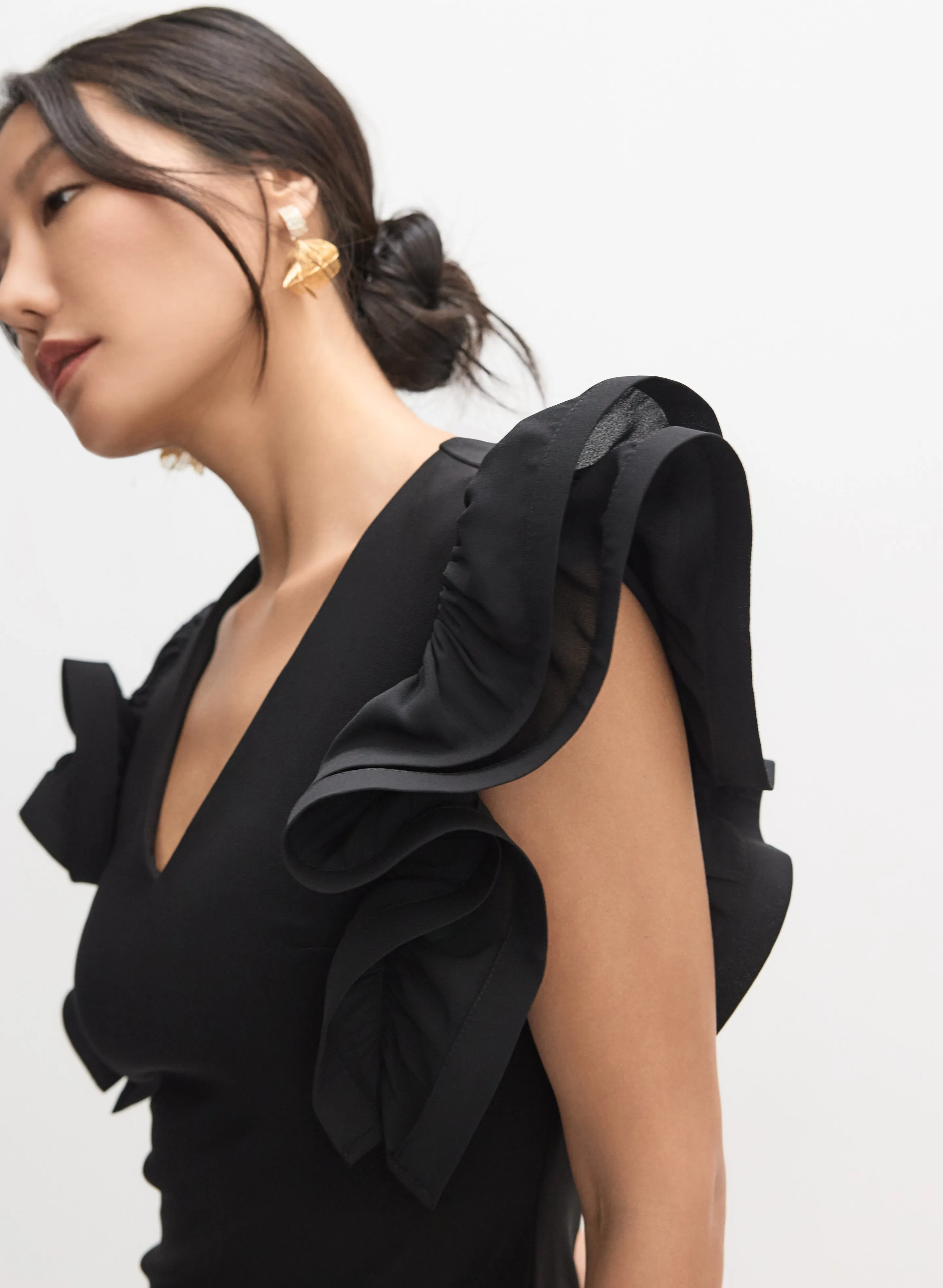 Joseph Ribkoff - Ruffled Sleeve Dress sold by Melanie Lyne product image thumbnail 2
