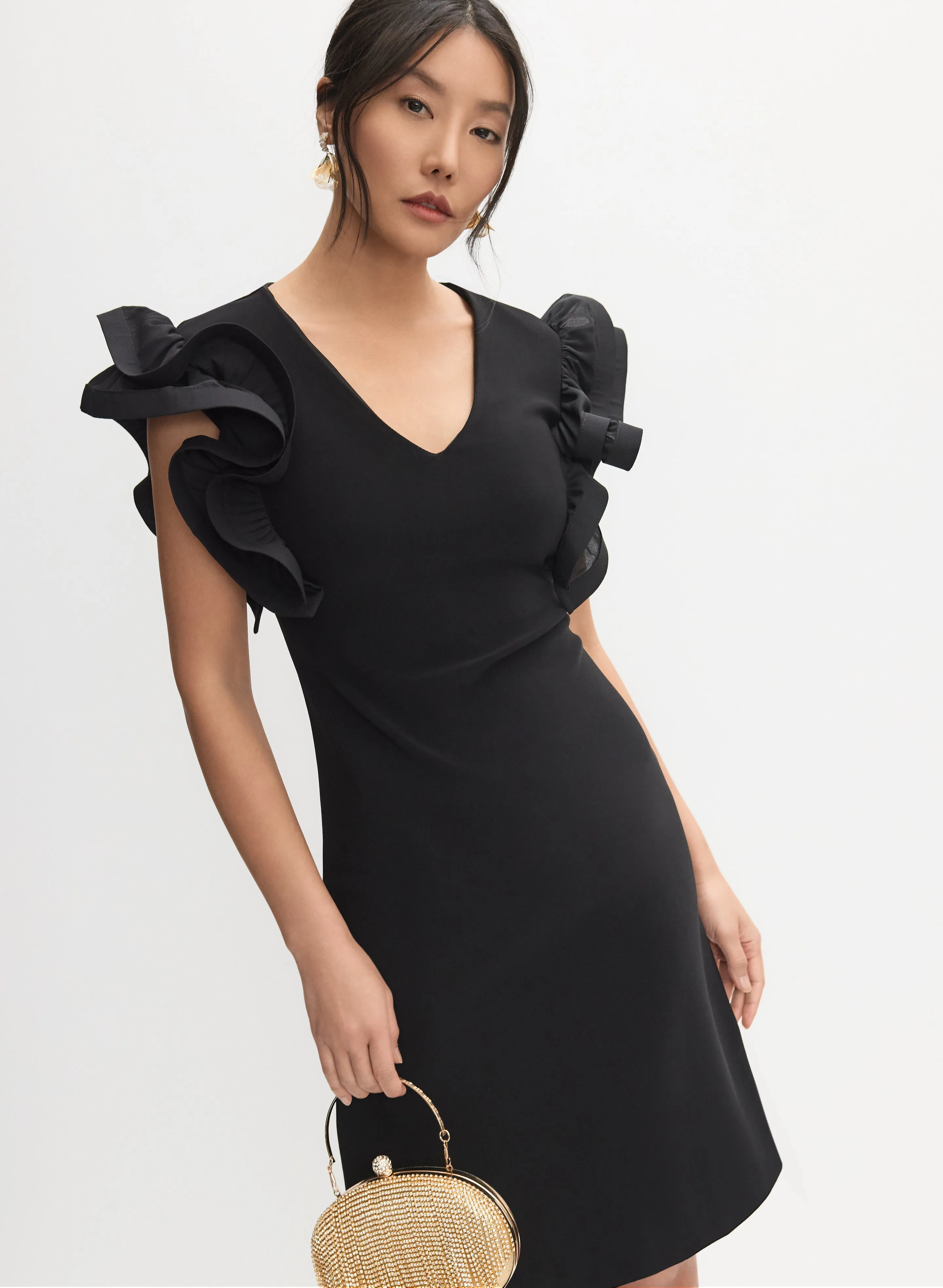 Joseph Ribkoff - Ruffled Sleeve Dress sold by Melanie Lyne product image thumbnail 5