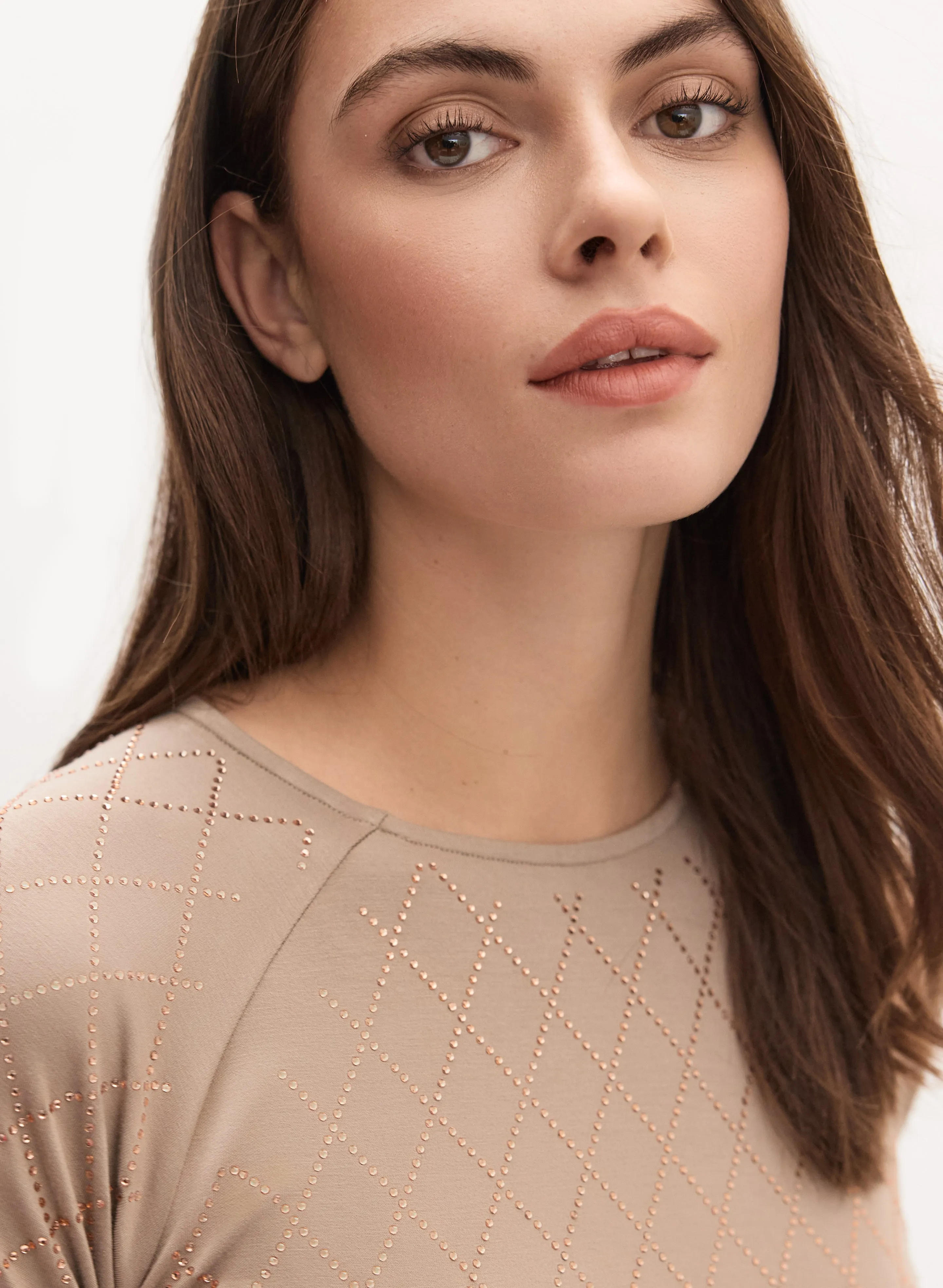 Embellished Grid T-Shirt sold by Melanie Lyne product image thumbnail 2