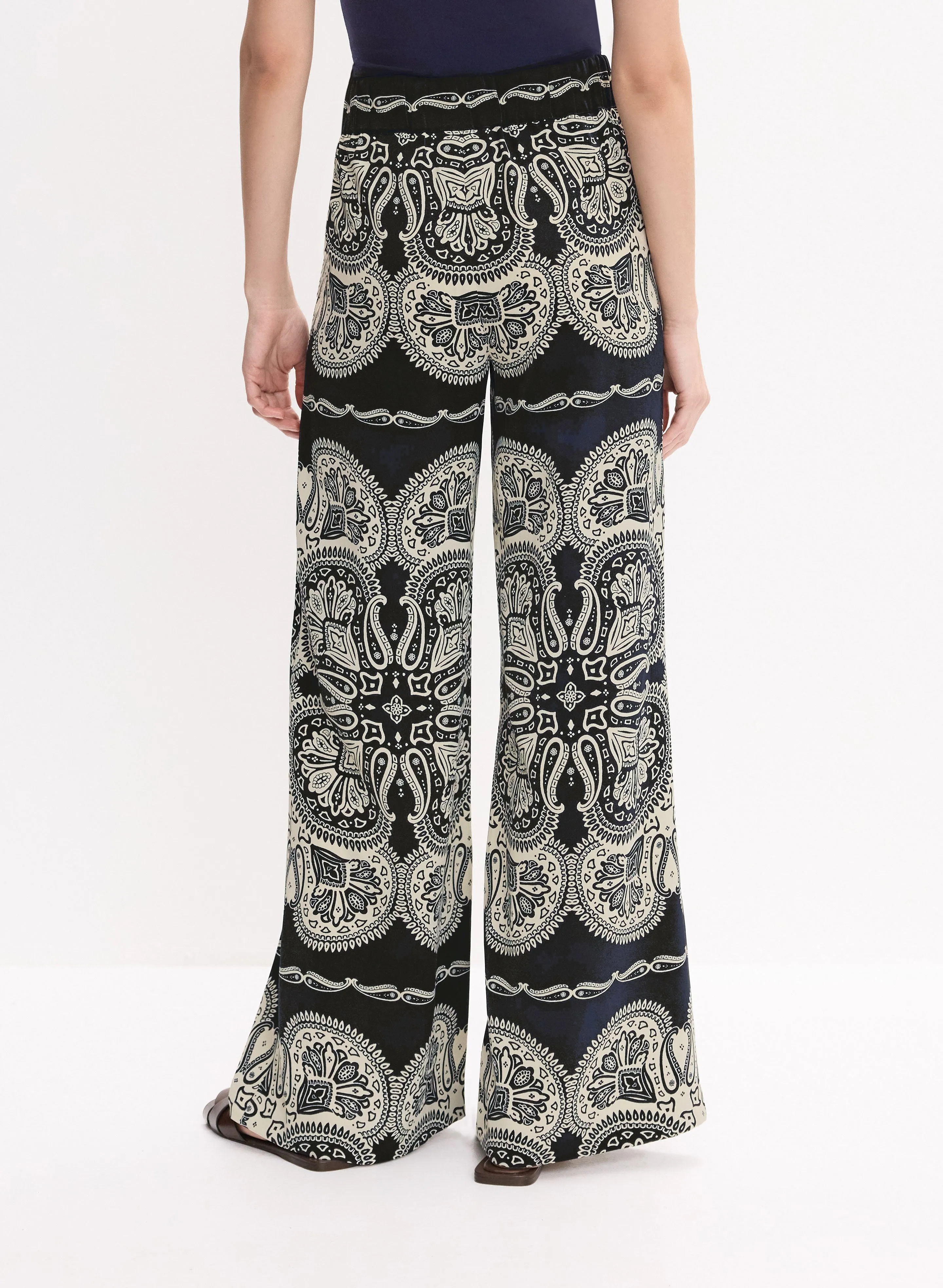 Paisley Wide-Leg Pants sold by Melanie Lyne product image thumbnail 2