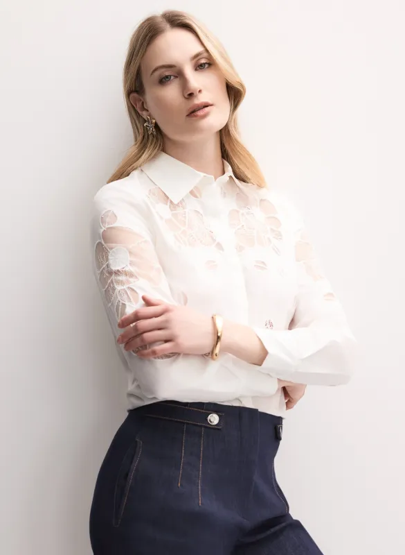 Floral Cutout Blouse sold by Melanie Lyne