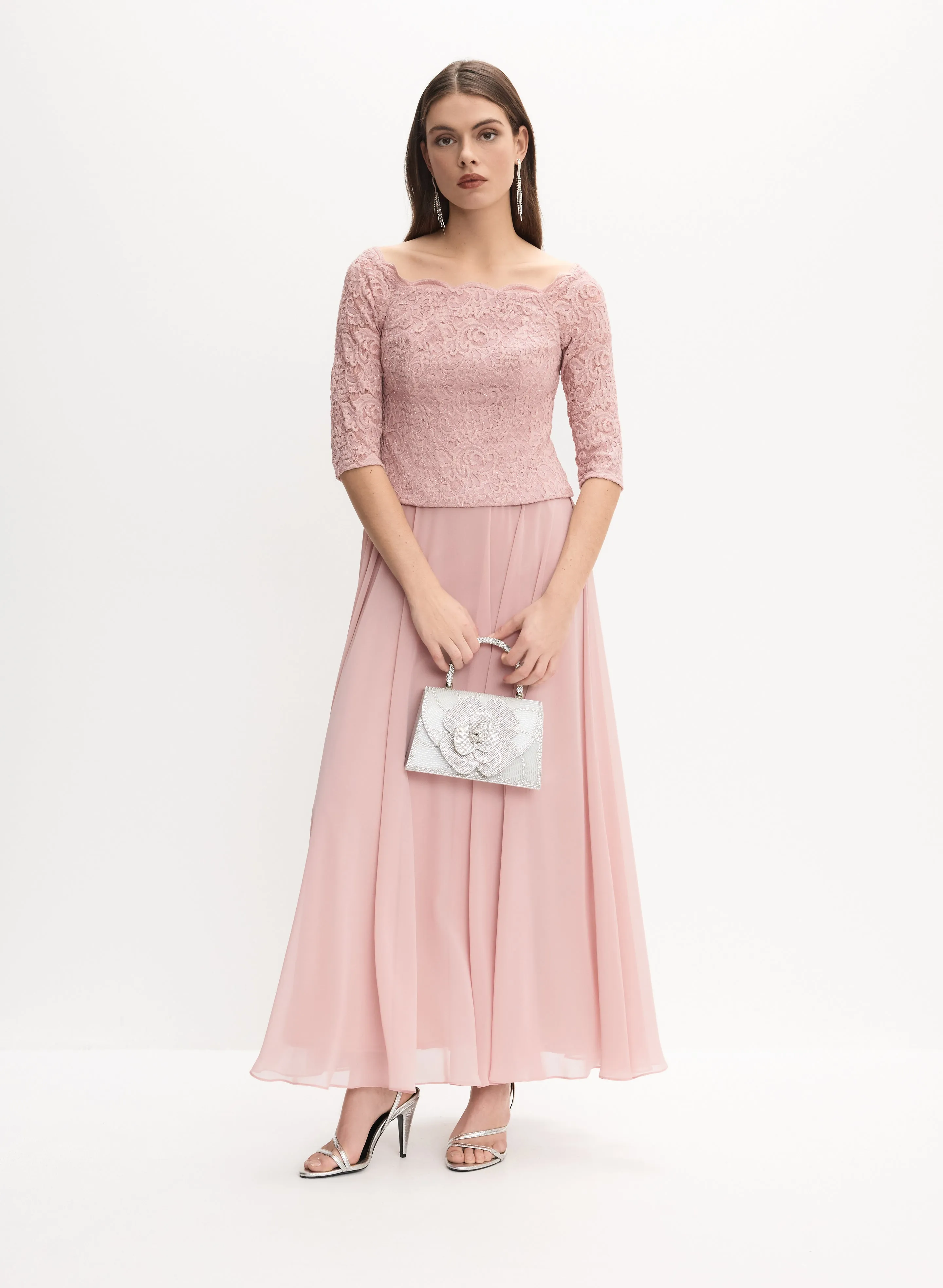 Alex Evenings - Lace & Chiffon Dress sold by Melanie Lyne