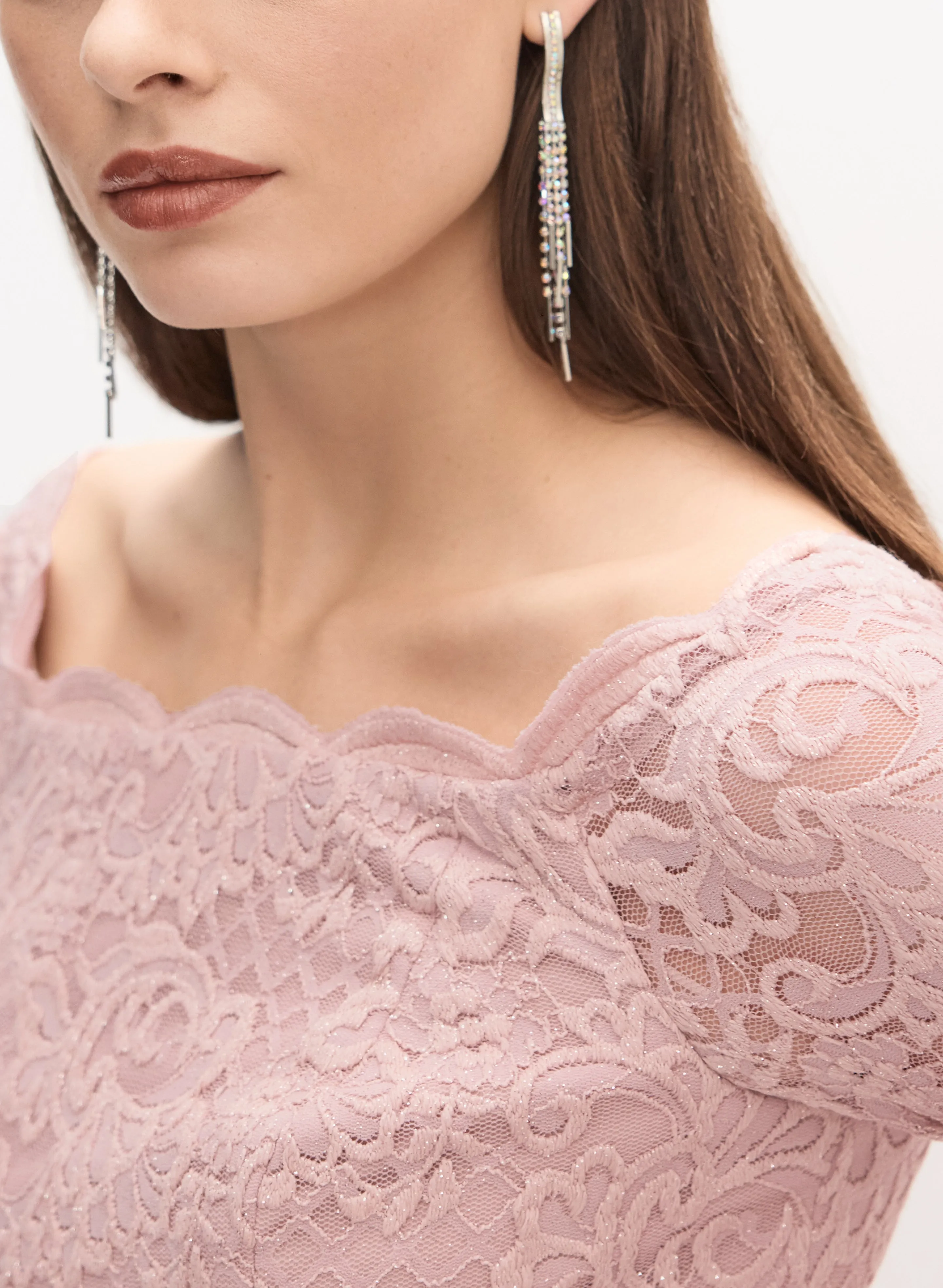 Alex Evenings - Lace & Chiffon Dress sold by Melanie Lyne product image thumbnail 2