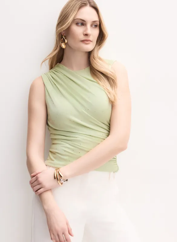 Draped Sleeveless Top sold by Melanie Lyne