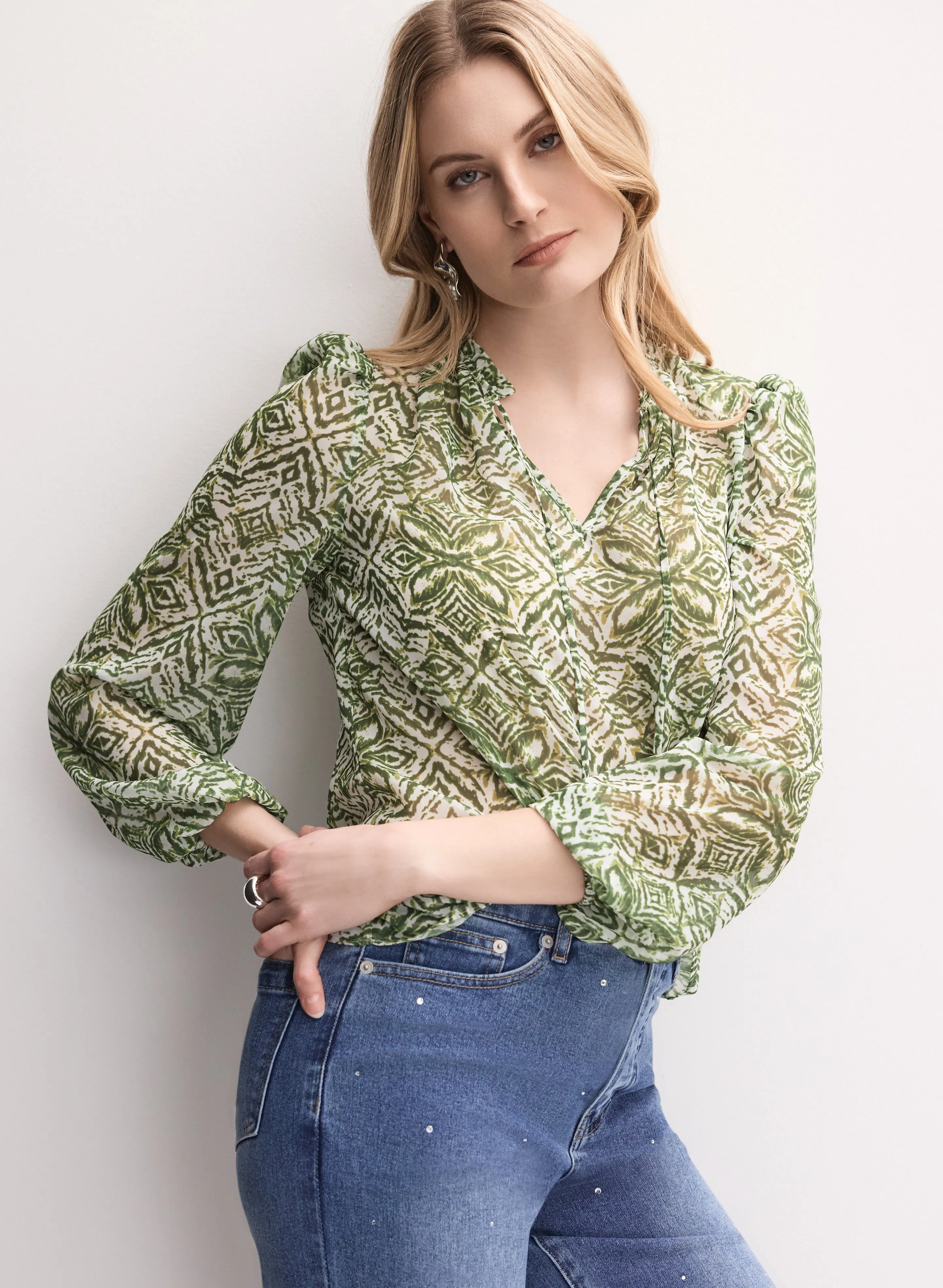 Abstract Print Blouse sold by Melanie Lyne