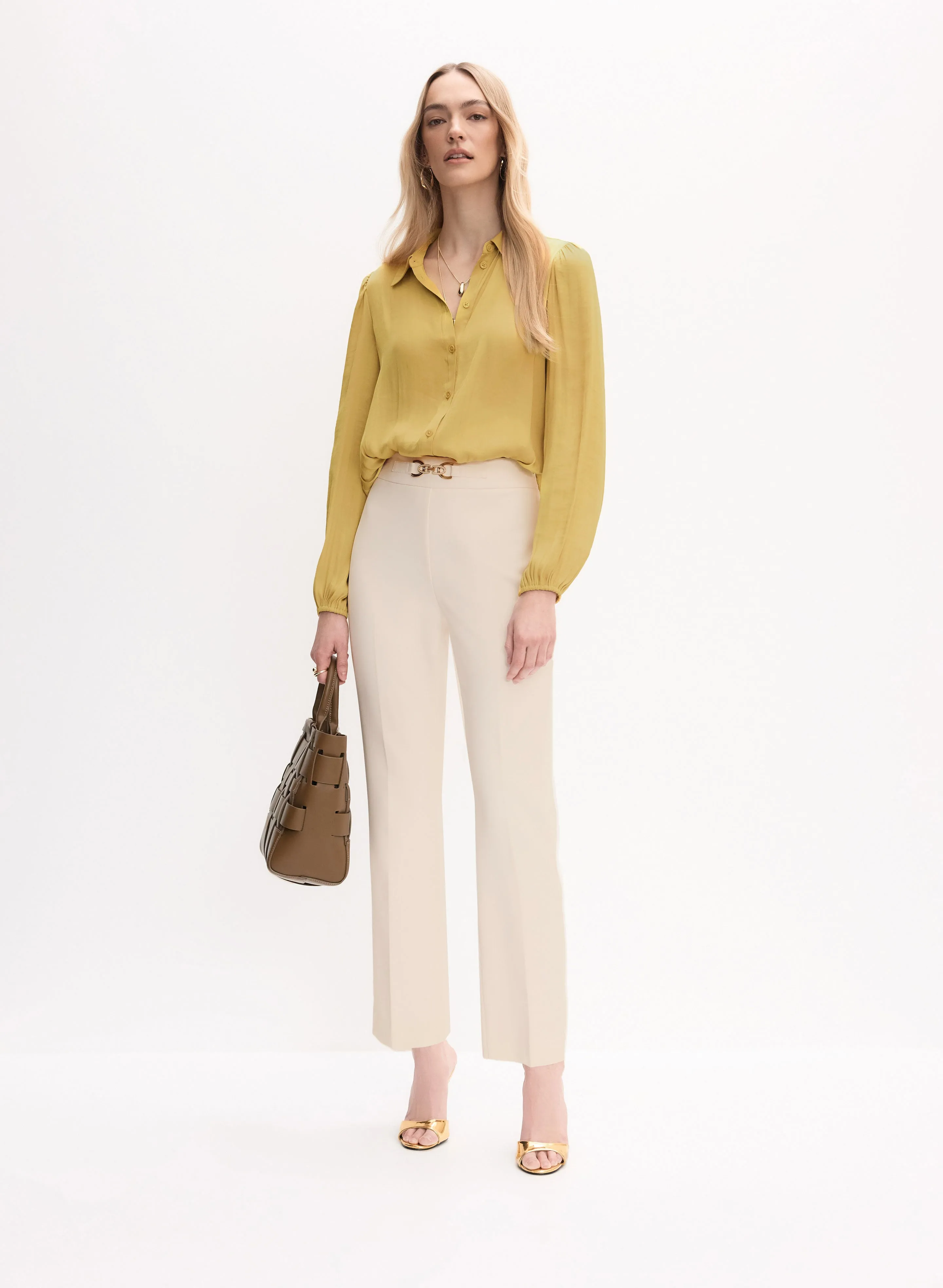 Satin Twist-Hem Blouse sold by Melanie Lyne product image thumbnail 4