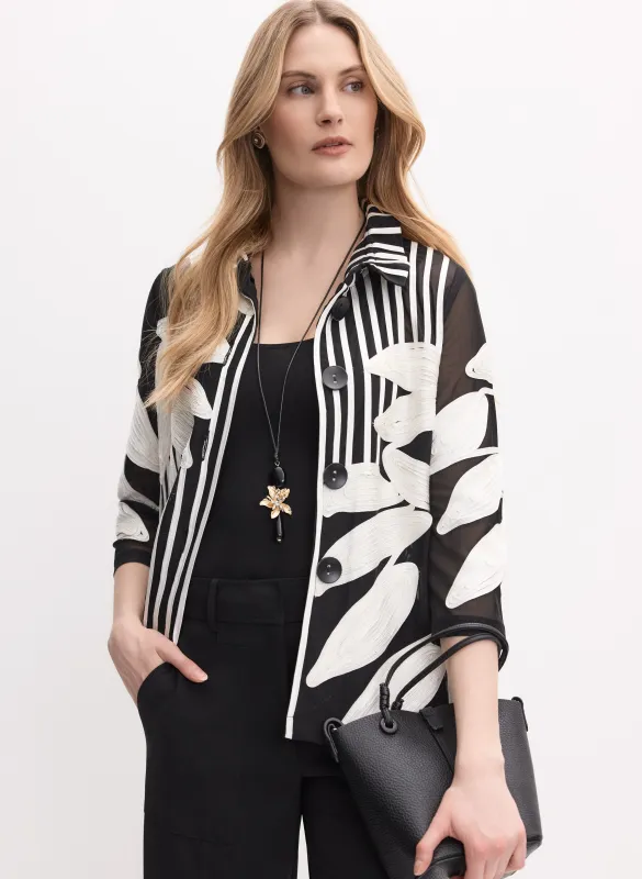 Joseph Ribkoff - Mixed Motif Jacket made by Melanie Lyne