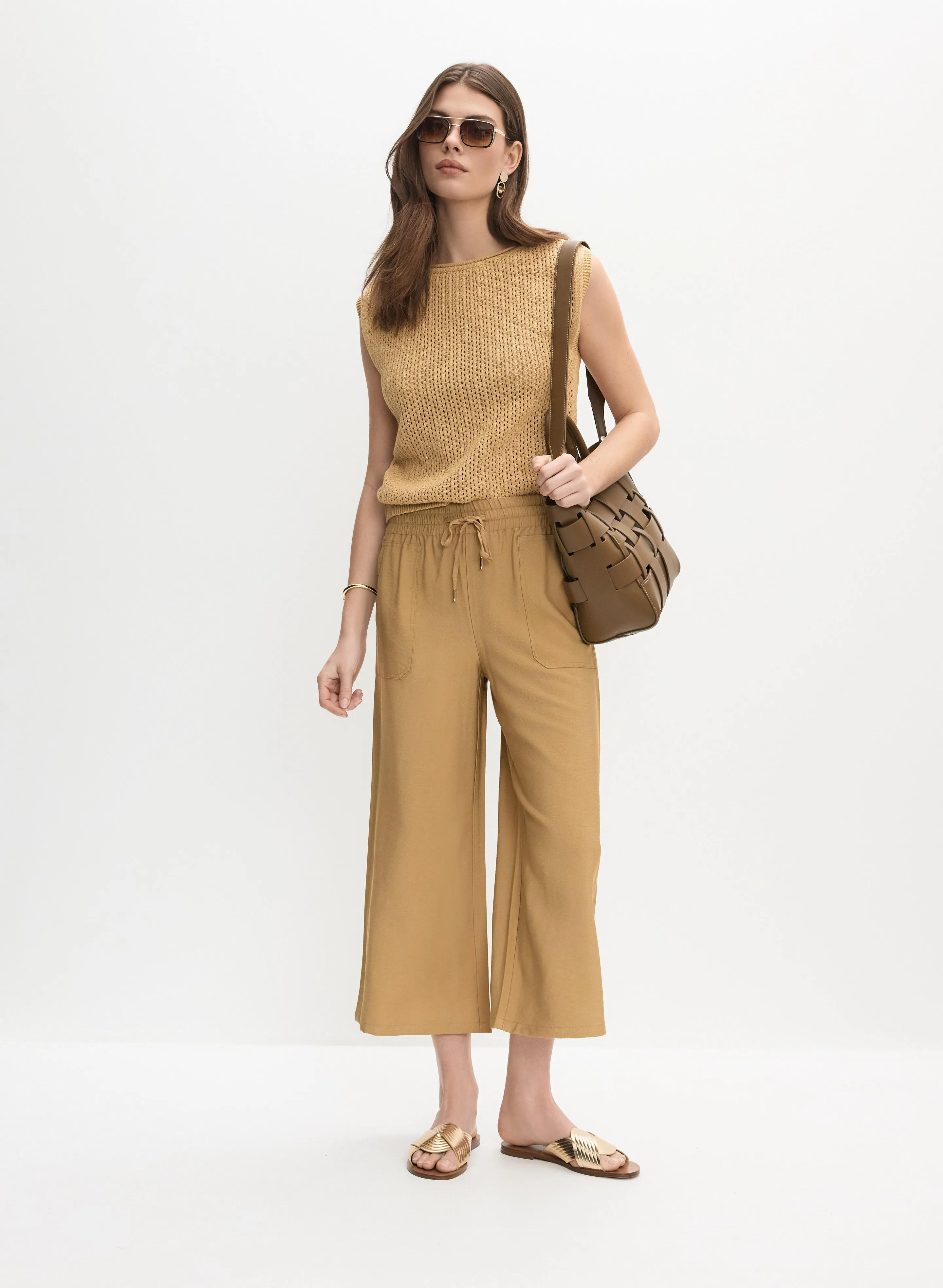 Sleeveless Open-Knit Sweater sold by Melanie Lyne product image thumbnail 3