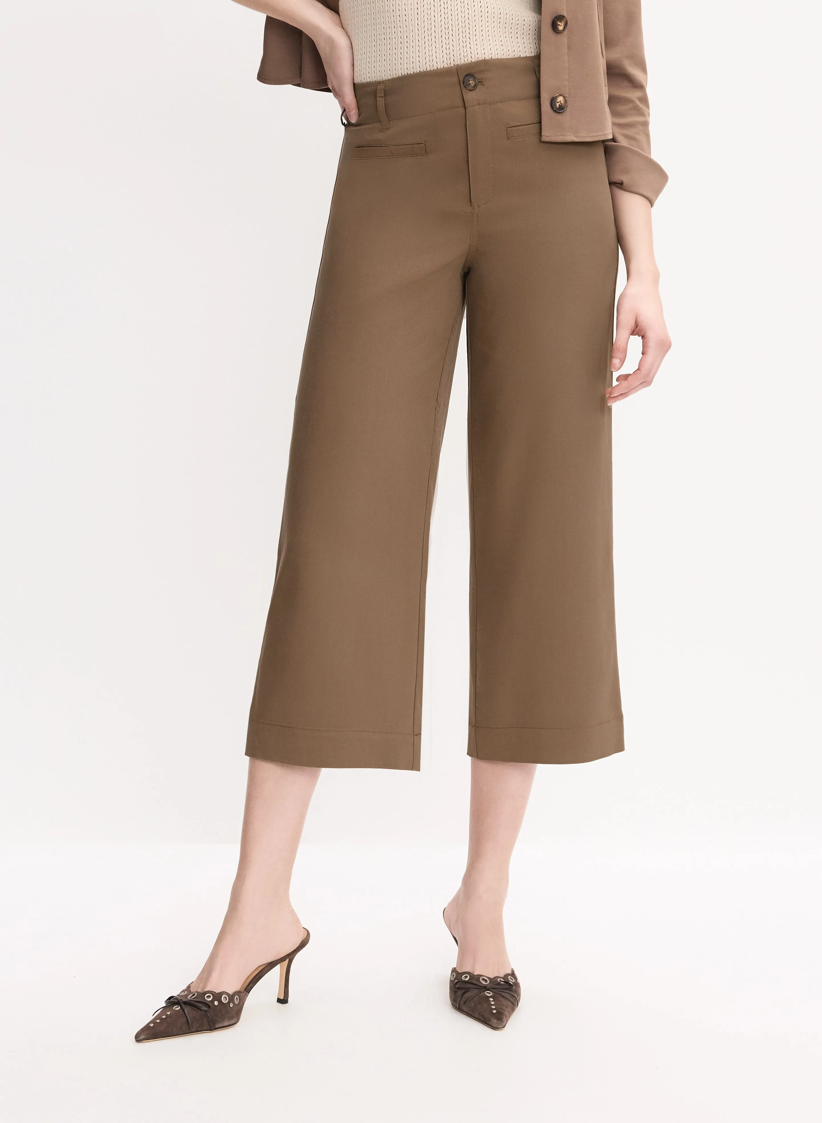 Cropped Wide Leg Pants sold by Melanie Lyne