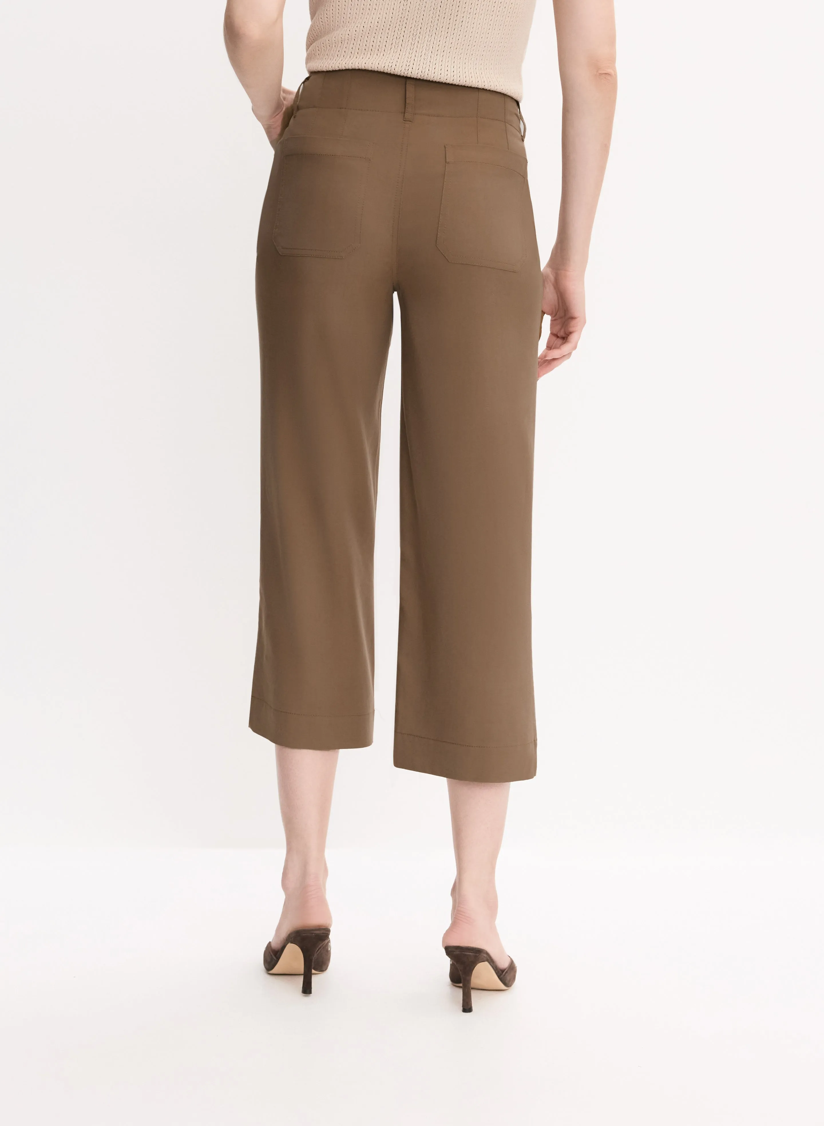 Cropped Wide Leg Pants sold by Melanie Lyne product image thumbnail 2