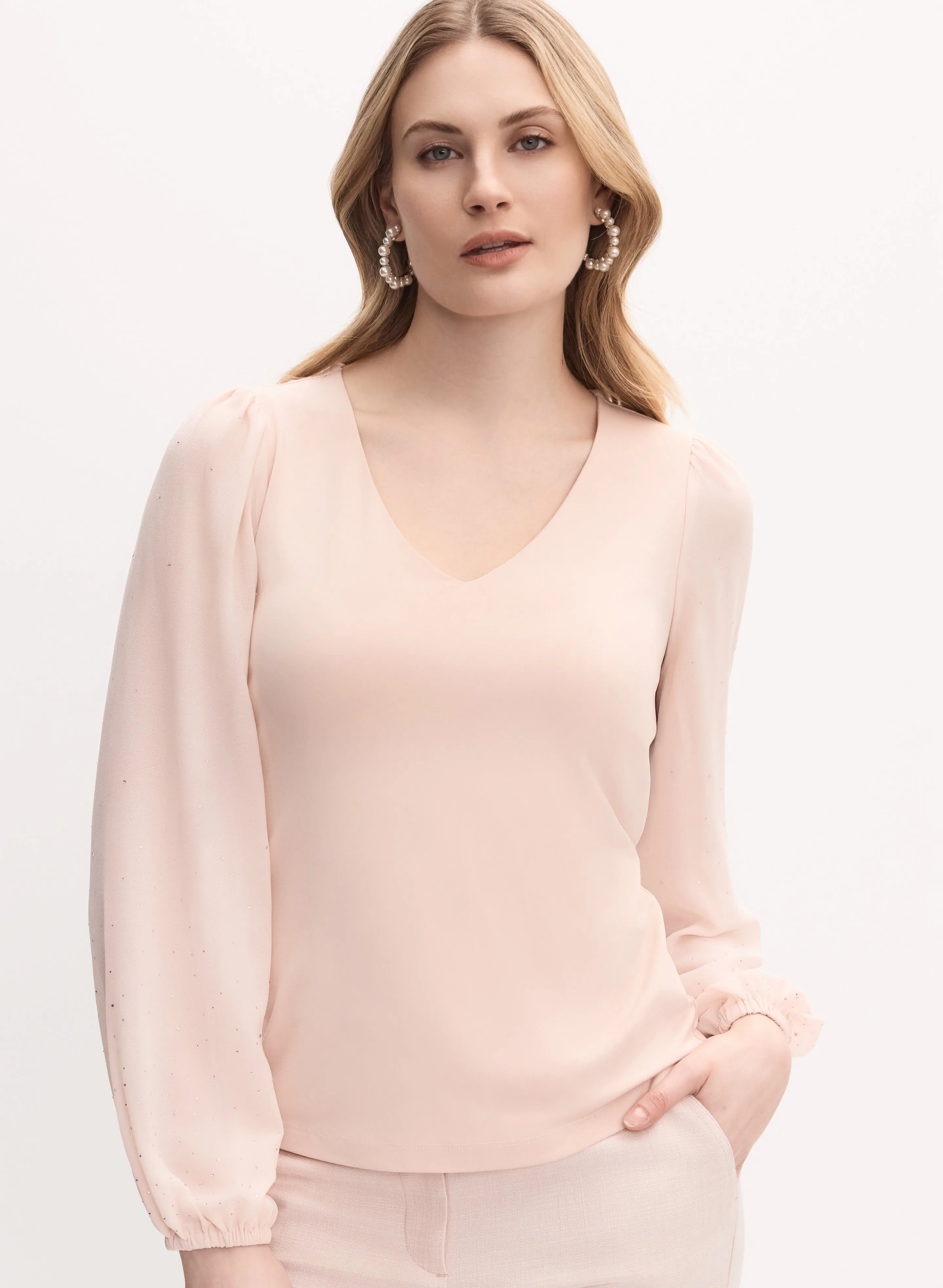 Embellished Chiffon Top sold by Melanie Lyne product image thumbnail 5