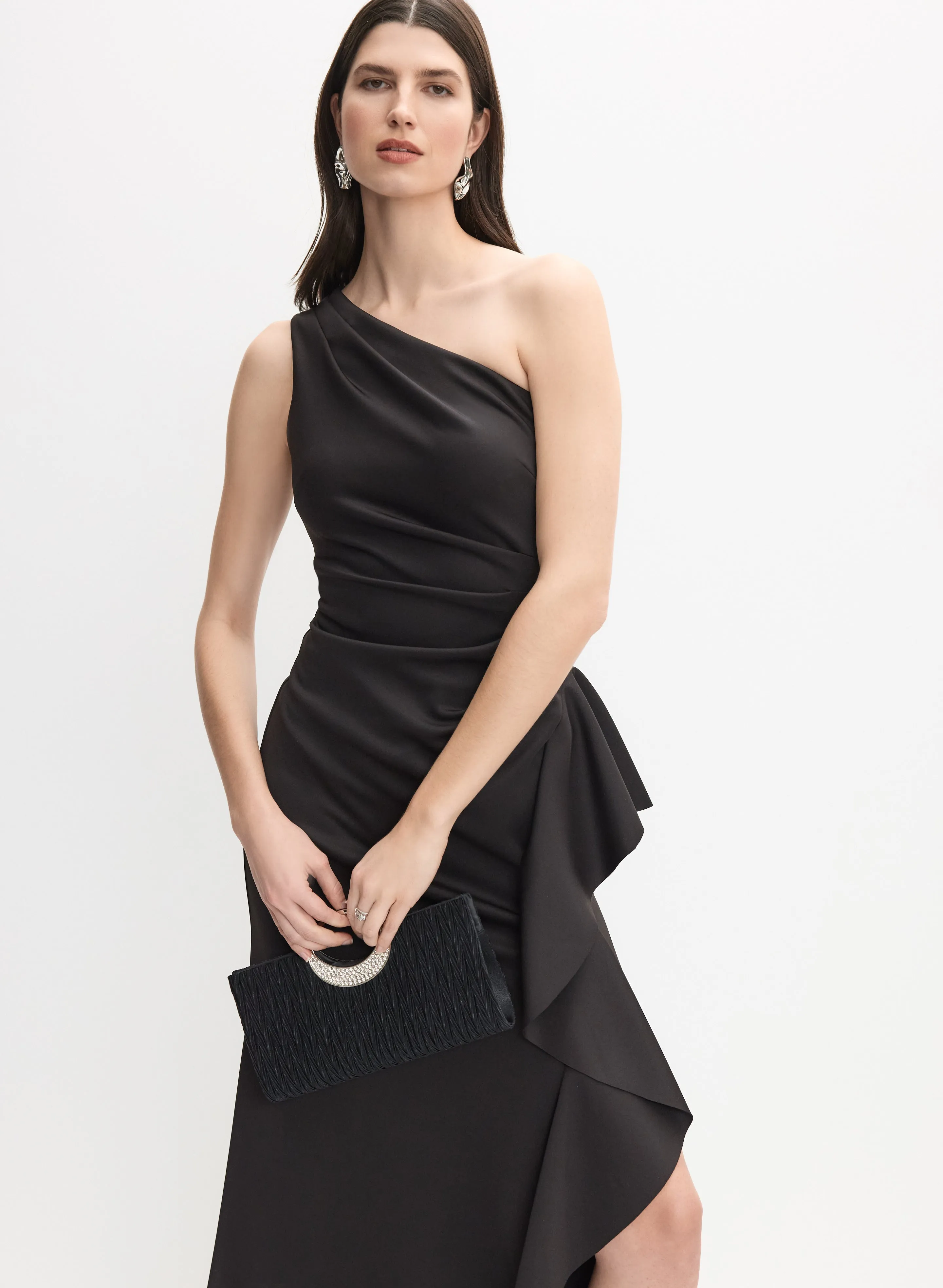 BA Nites - Waterfall Flounce Dress sold by Melanie Lyne product image thumbnail 4