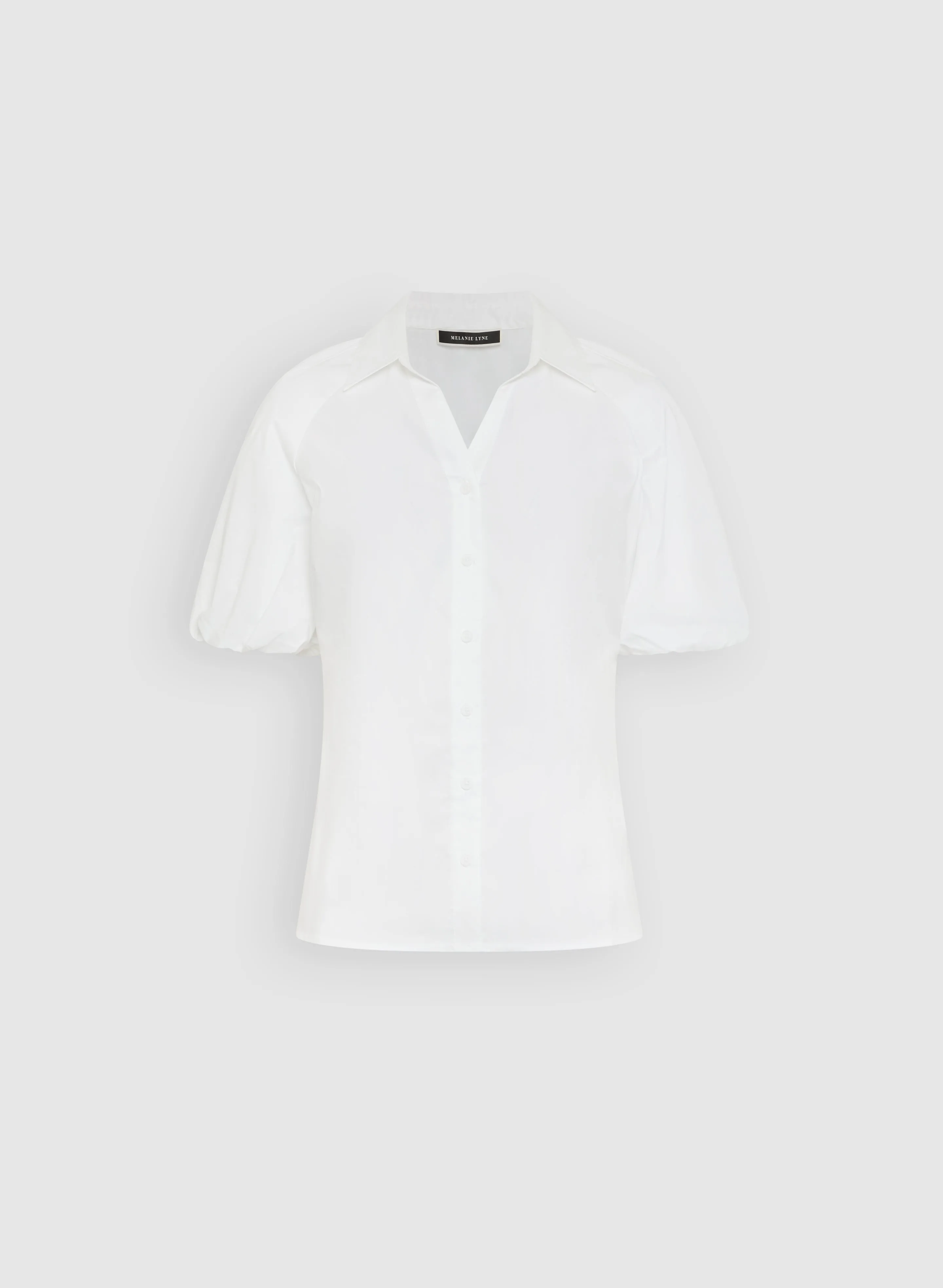 Puff Sleeve Button-Down Blouse sold by Melanie Lyne product image thumbnail 5