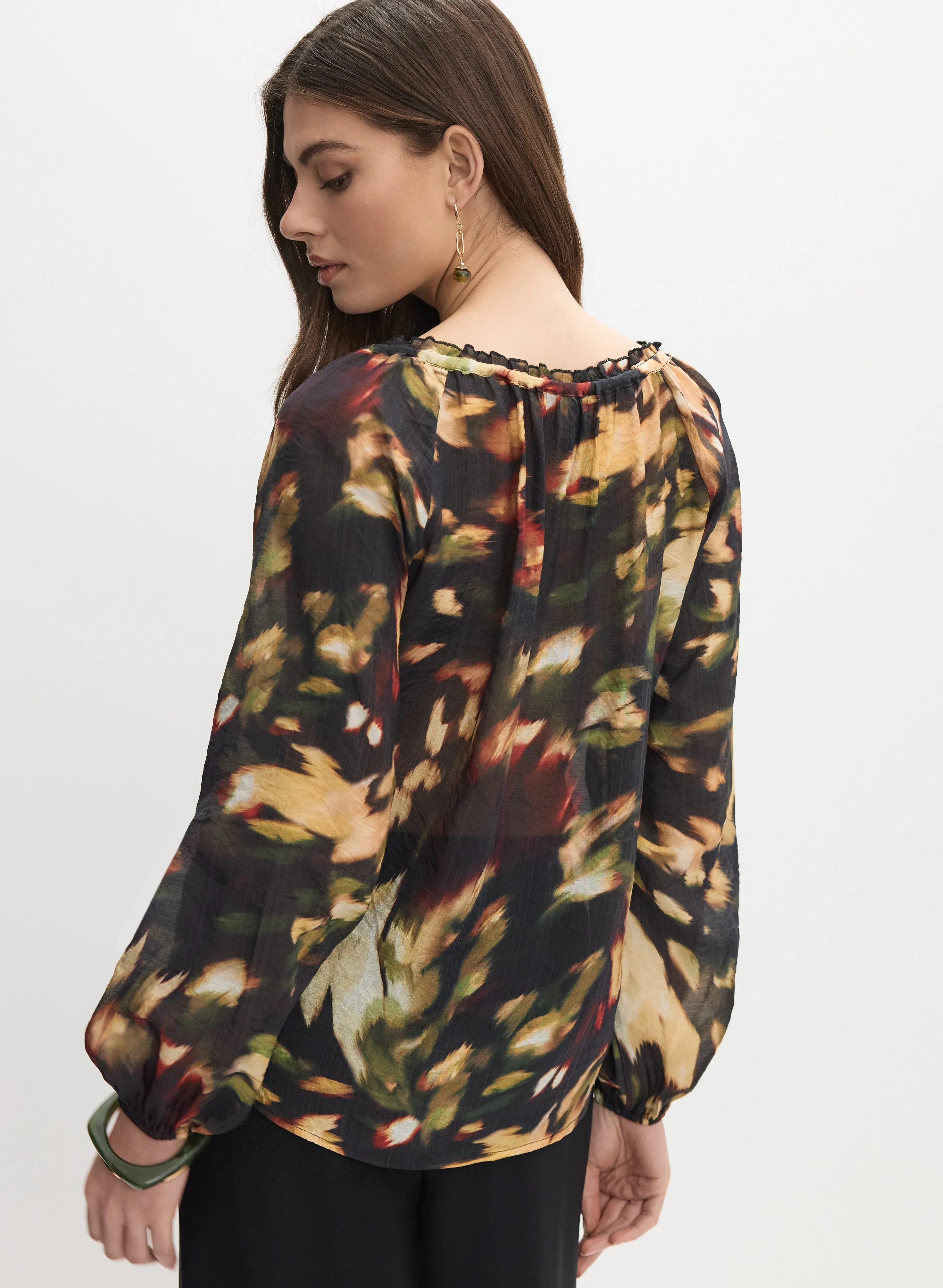 Abstract Print Blouse sold by Melanie Lyne product image thumbnail 4