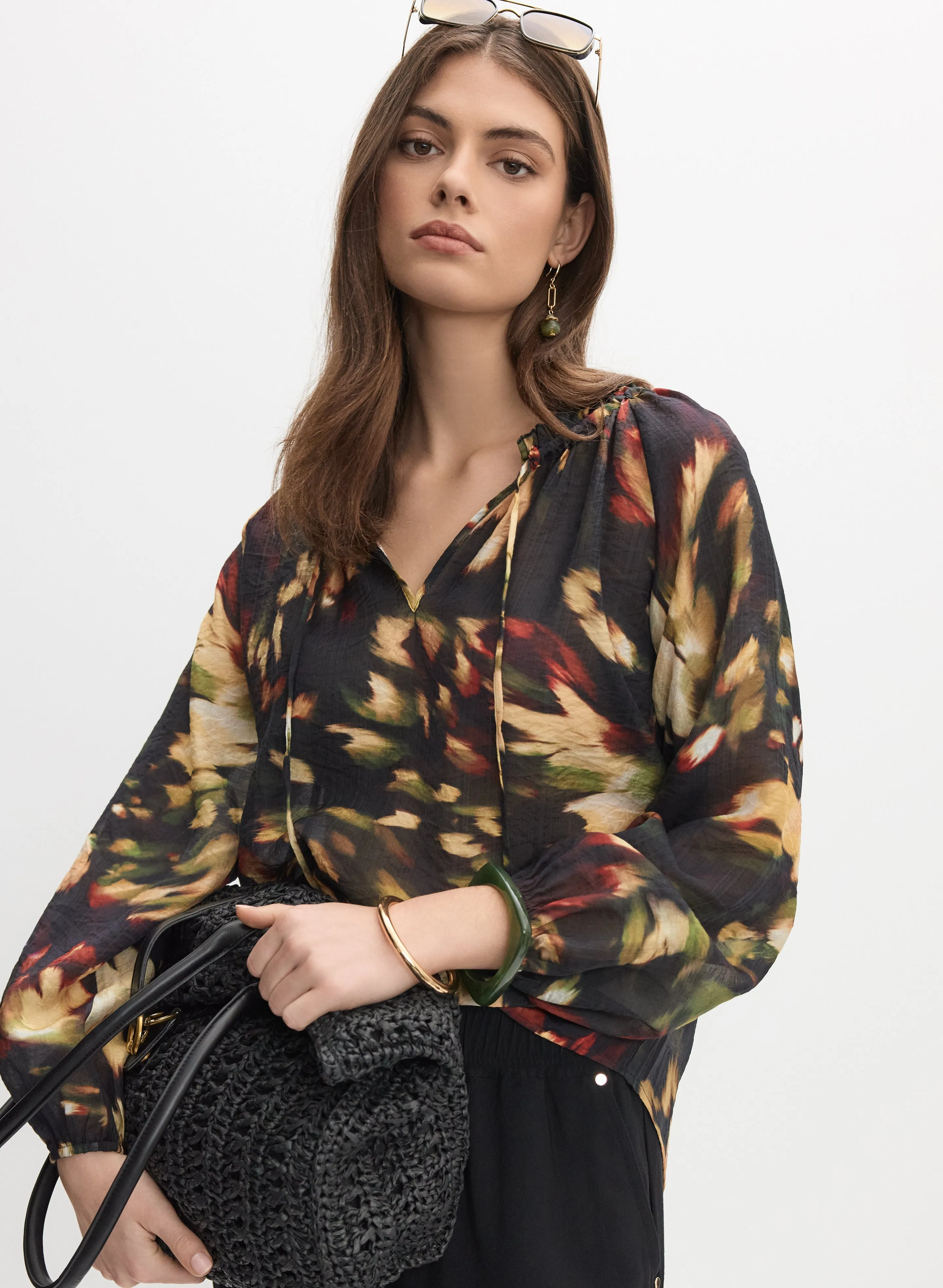 Abstract Print Blouse sold by Melanie Lyne