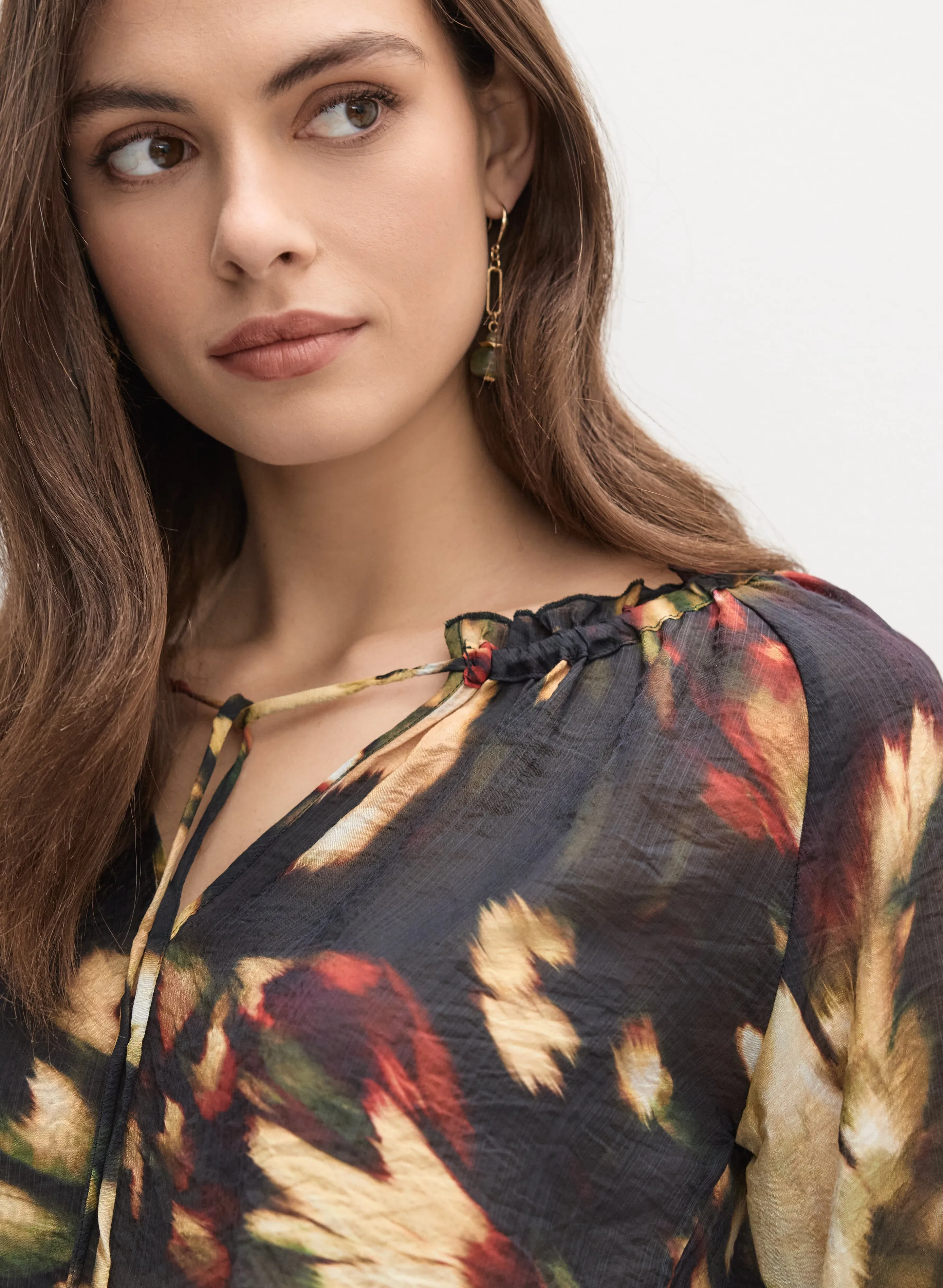 Abstract Print Blouse sold by Melanie Lyne product image thumbnail 2