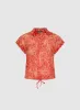 Tropical Button-Down Blouse sold by Melanie Lyne