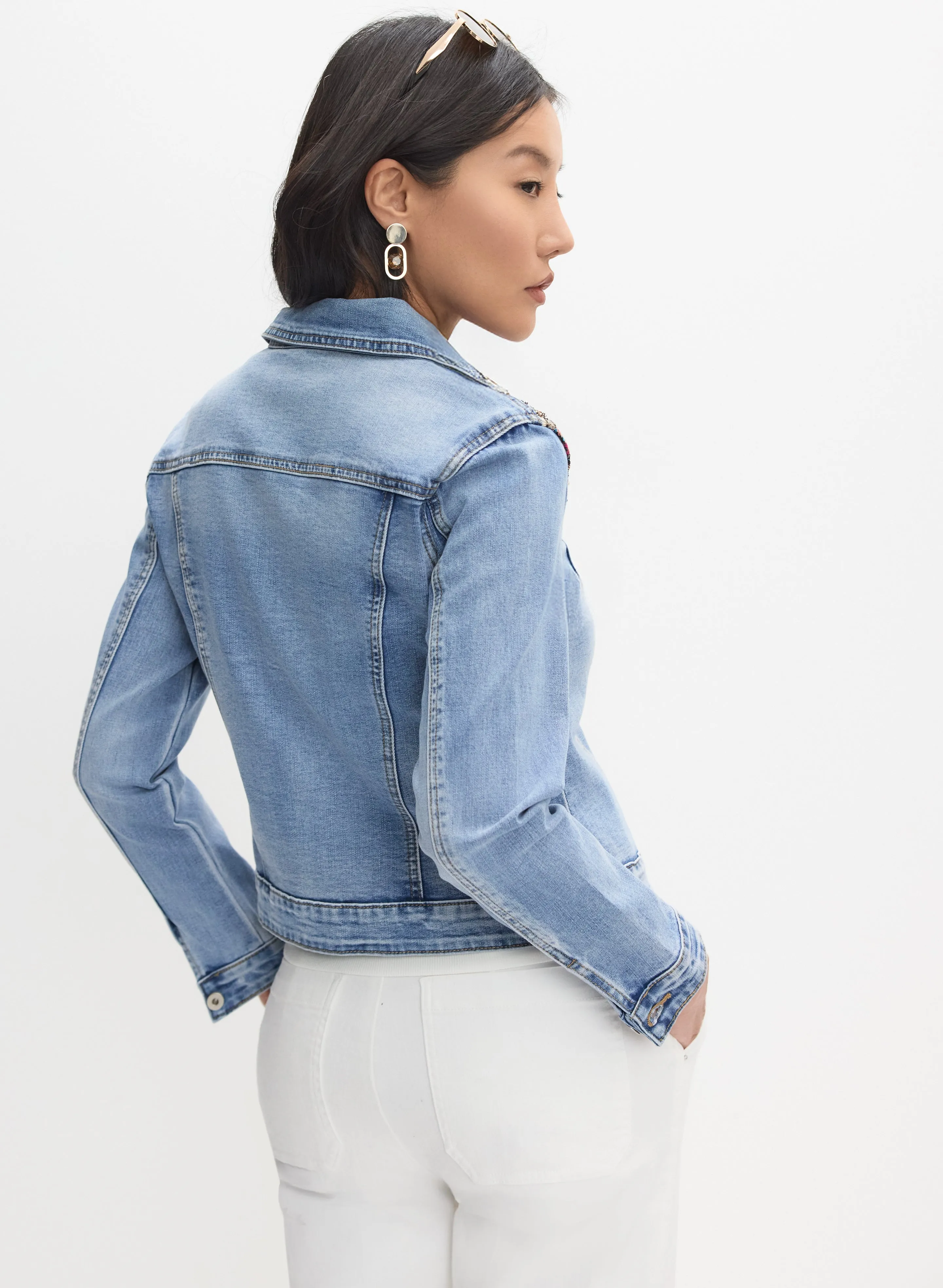 Sequin Detail Jacket sold by Melanie Lyne product image thumbnail 5