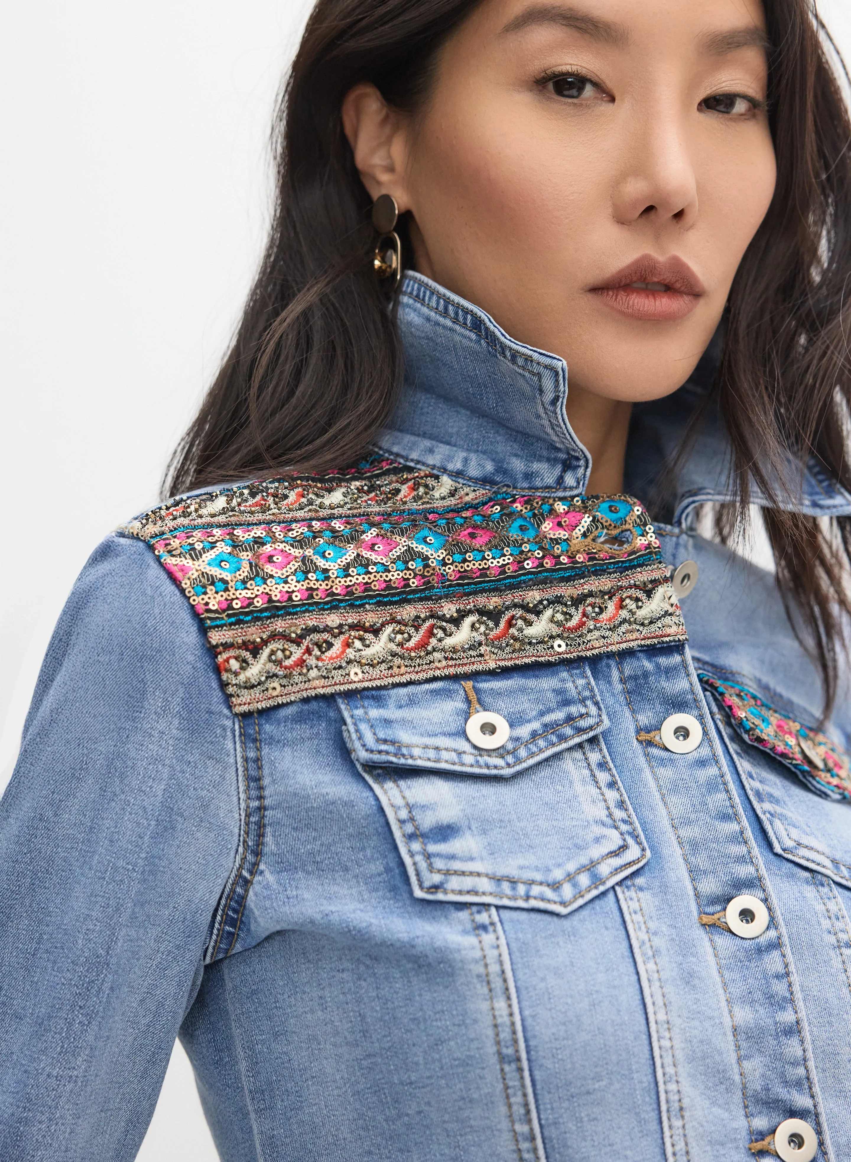 Sequin Detail Jacket sold by Melanie Lyne product image thumbnail 2