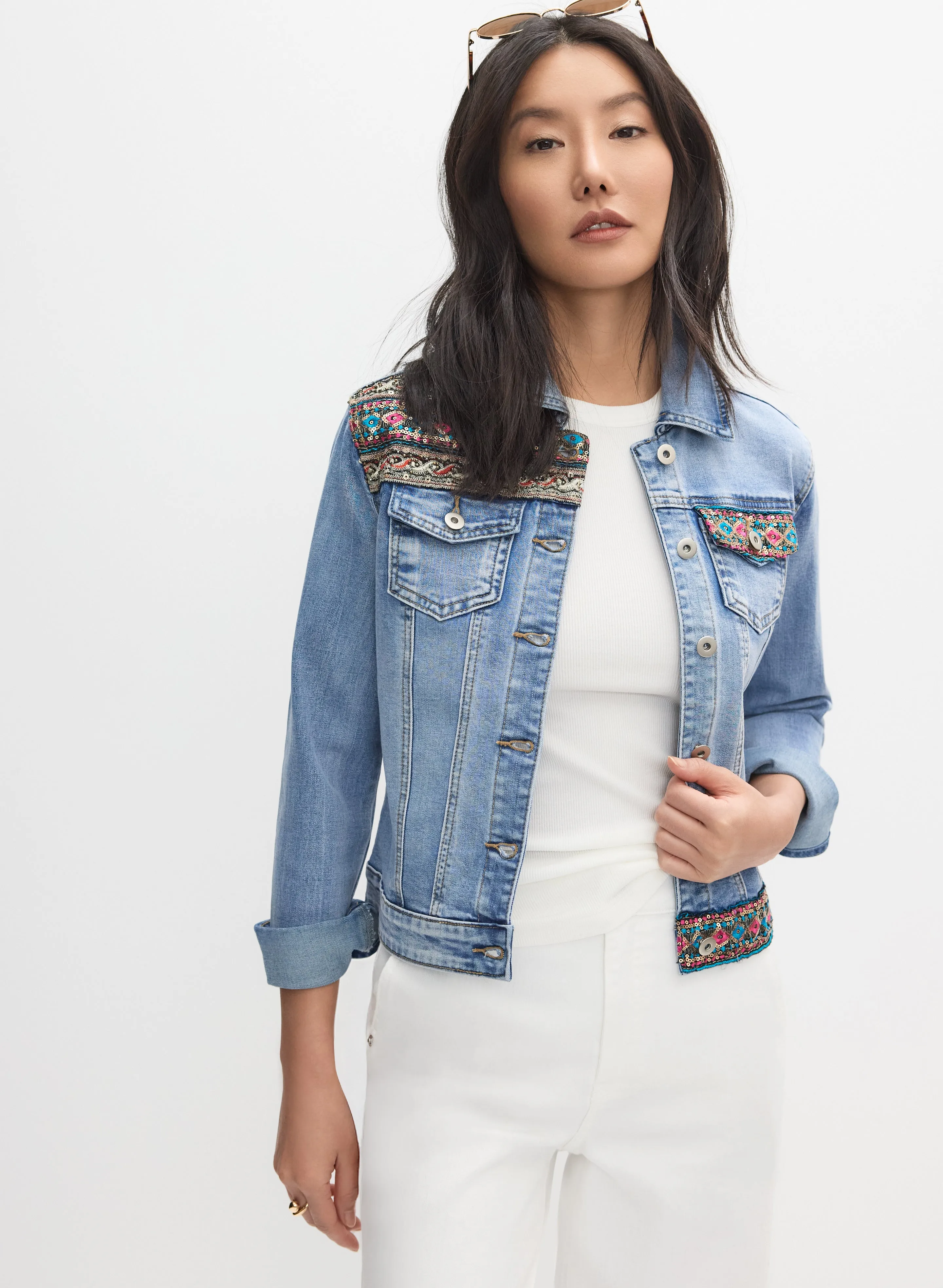 Sequin Detail Jacket sold by Melanie Lyne