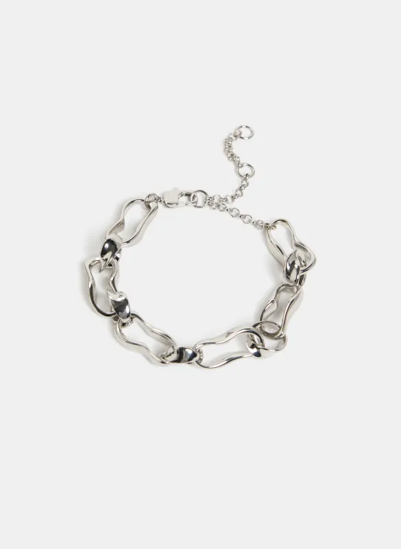 Irregular Curb Chain Bracelet sold by Melanie Lyne