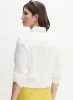 Frayed Linen-Blend Jacket sold by Melanie Lyne