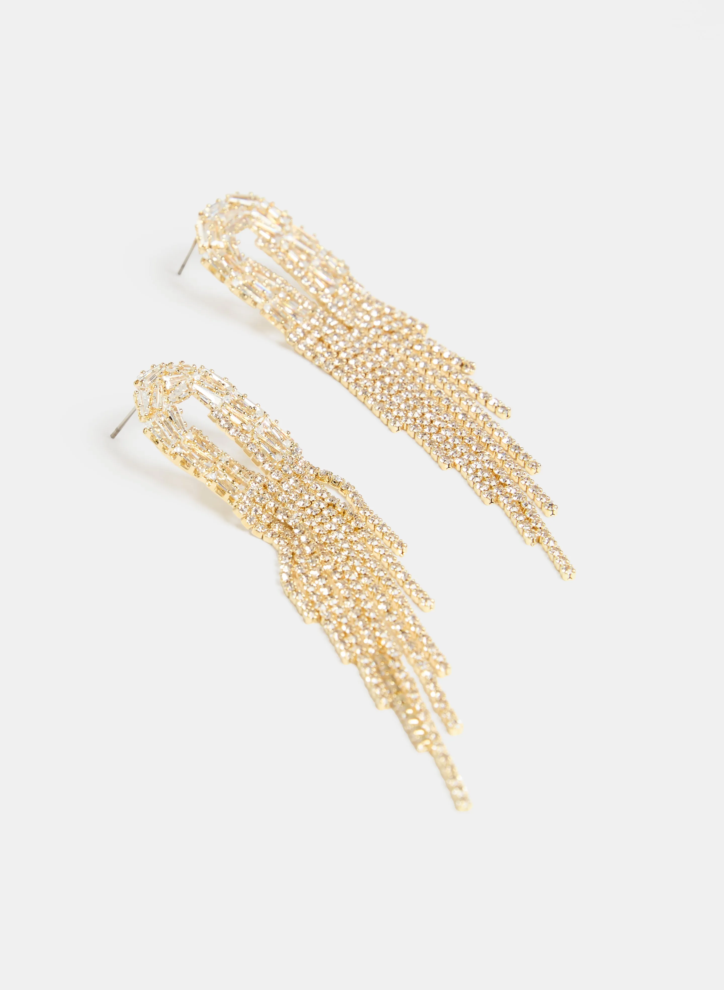 Crystal Cascade Earrings sold by Melanie Lyne product image thumbnail 2