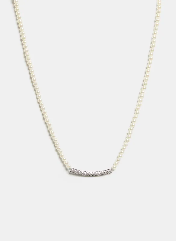 Pearl & Crystal Necklace sold by Melanie Lyne