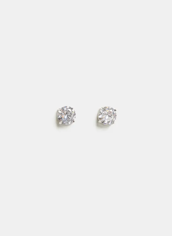 Cubic Zirconia Button Earrings sold by Melanie Lyne