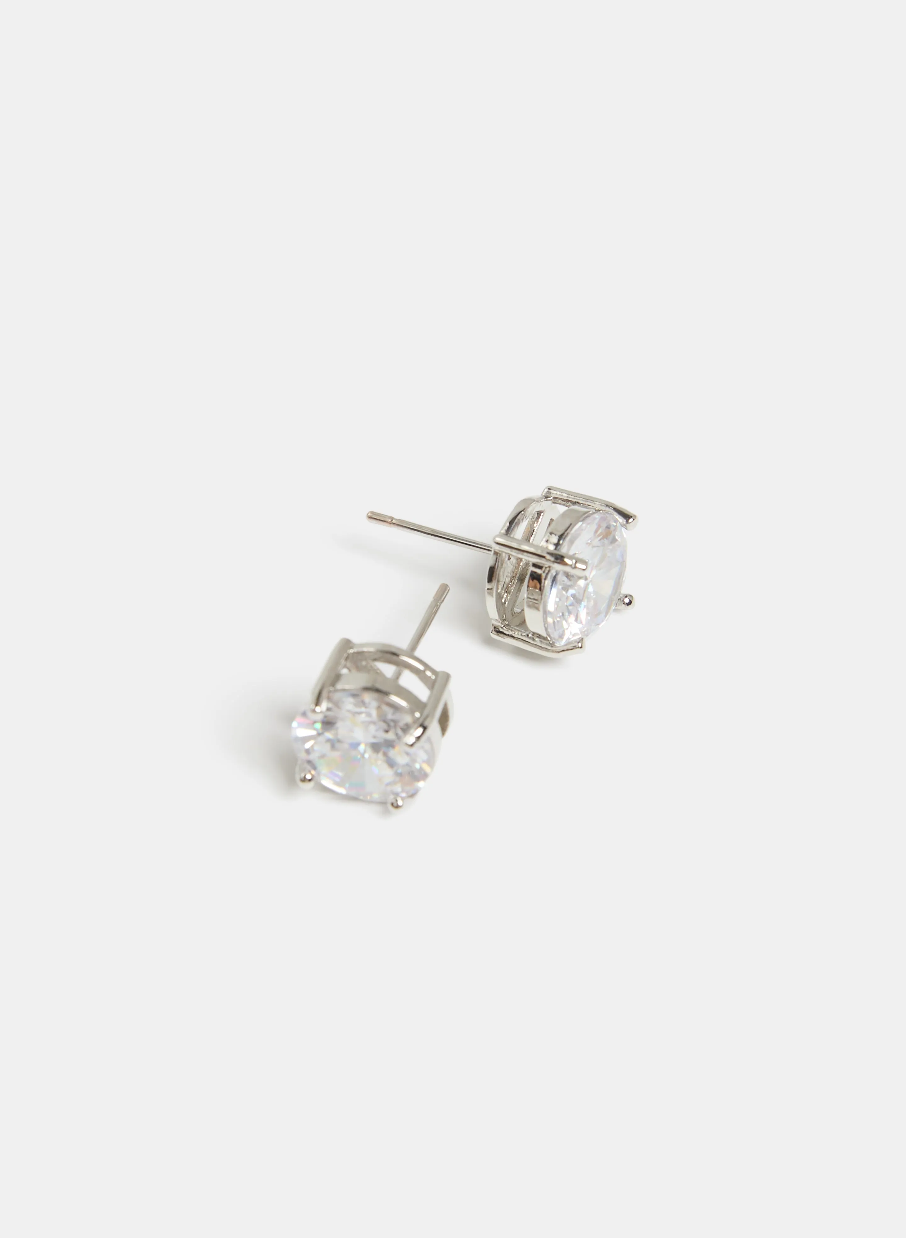 Cubic Zirconia Button Earrings sold by Melanie Lyne product image thumbnail 3