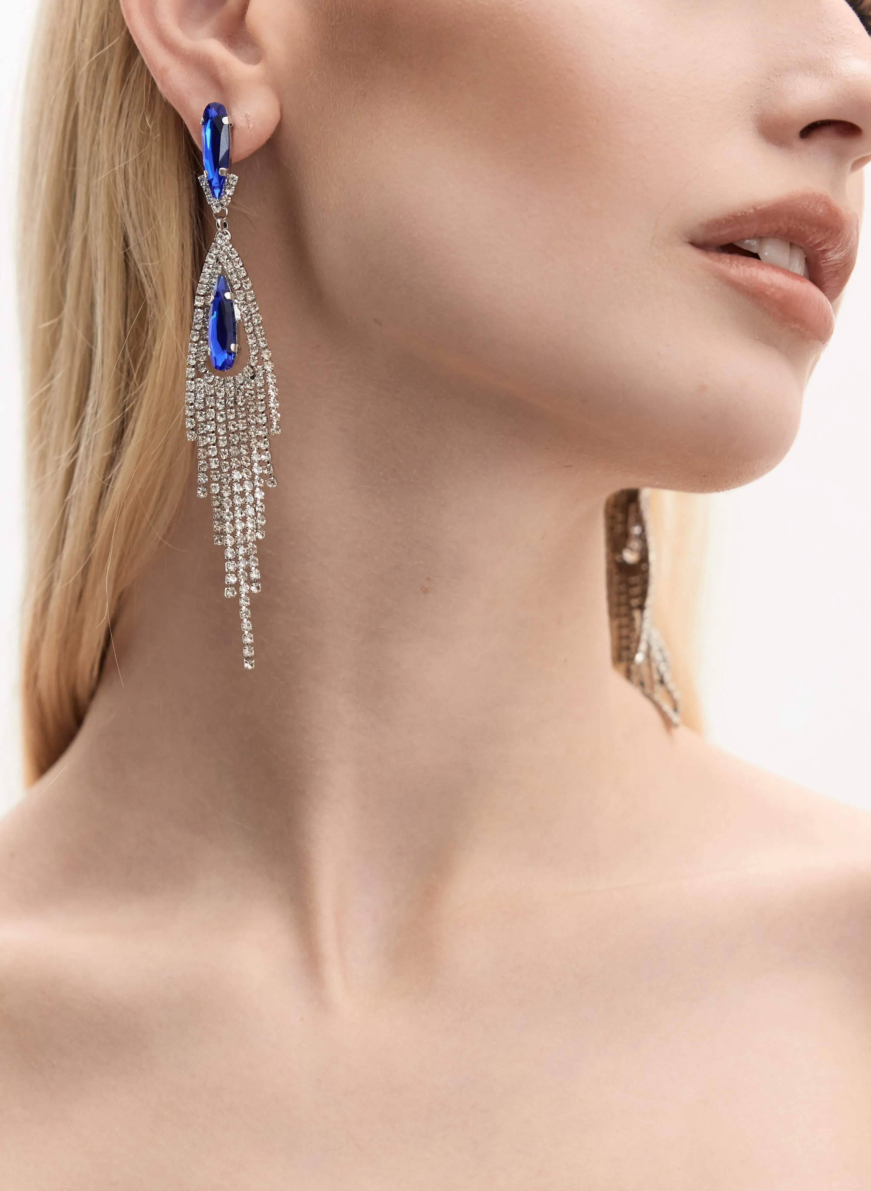 Teardrop Cascade Earrings sold by Melanie Lyne product image thumbnail 2