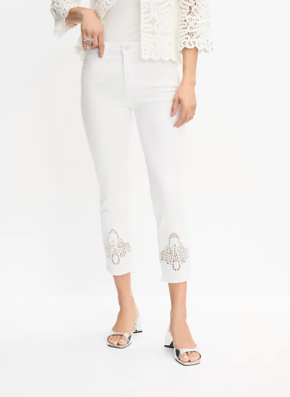 Lace Insert Capris sold by Melanie Lyne