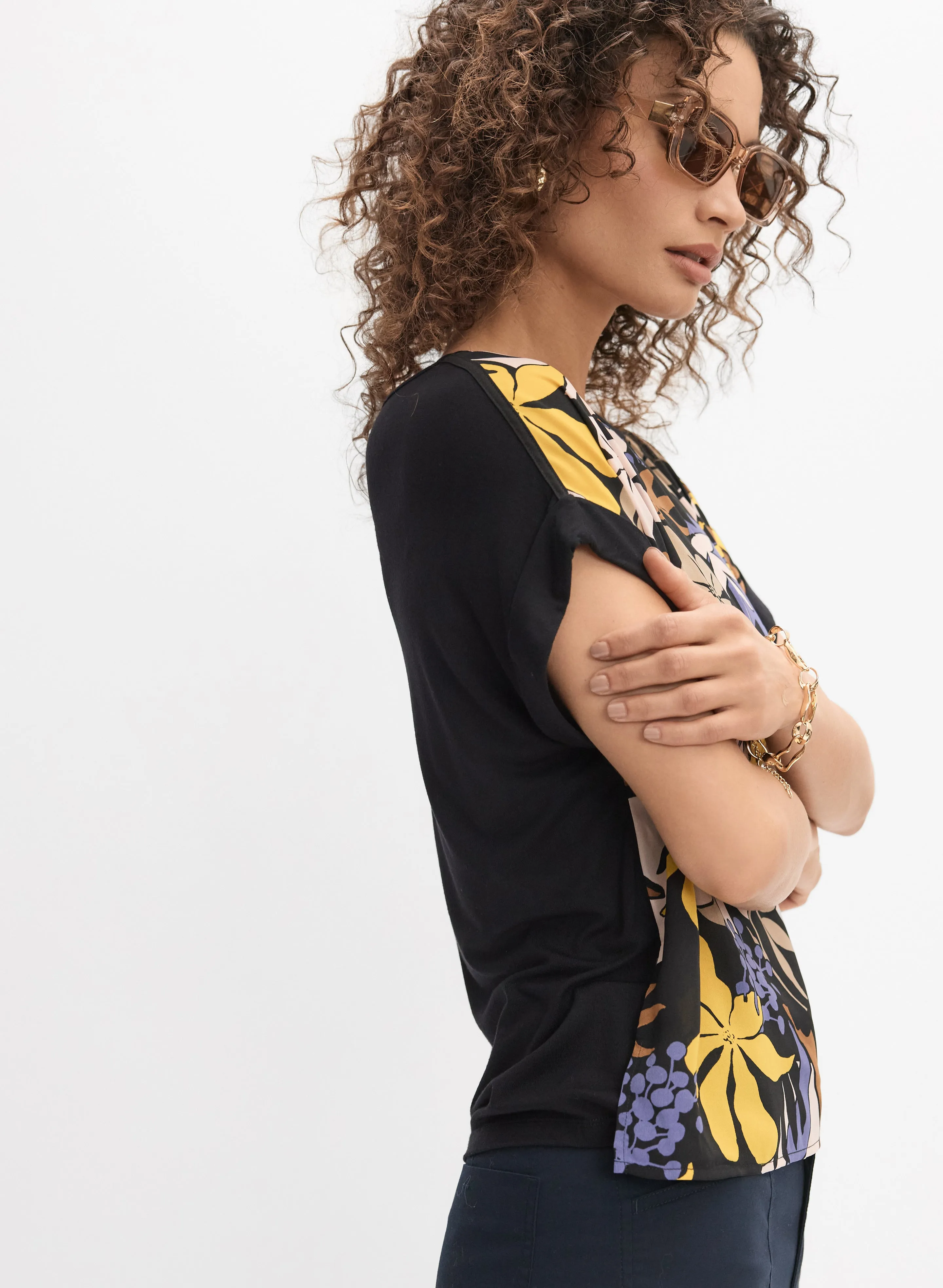 Tropical Floral Top sold by Melanie Lyne product image thumbnail 2