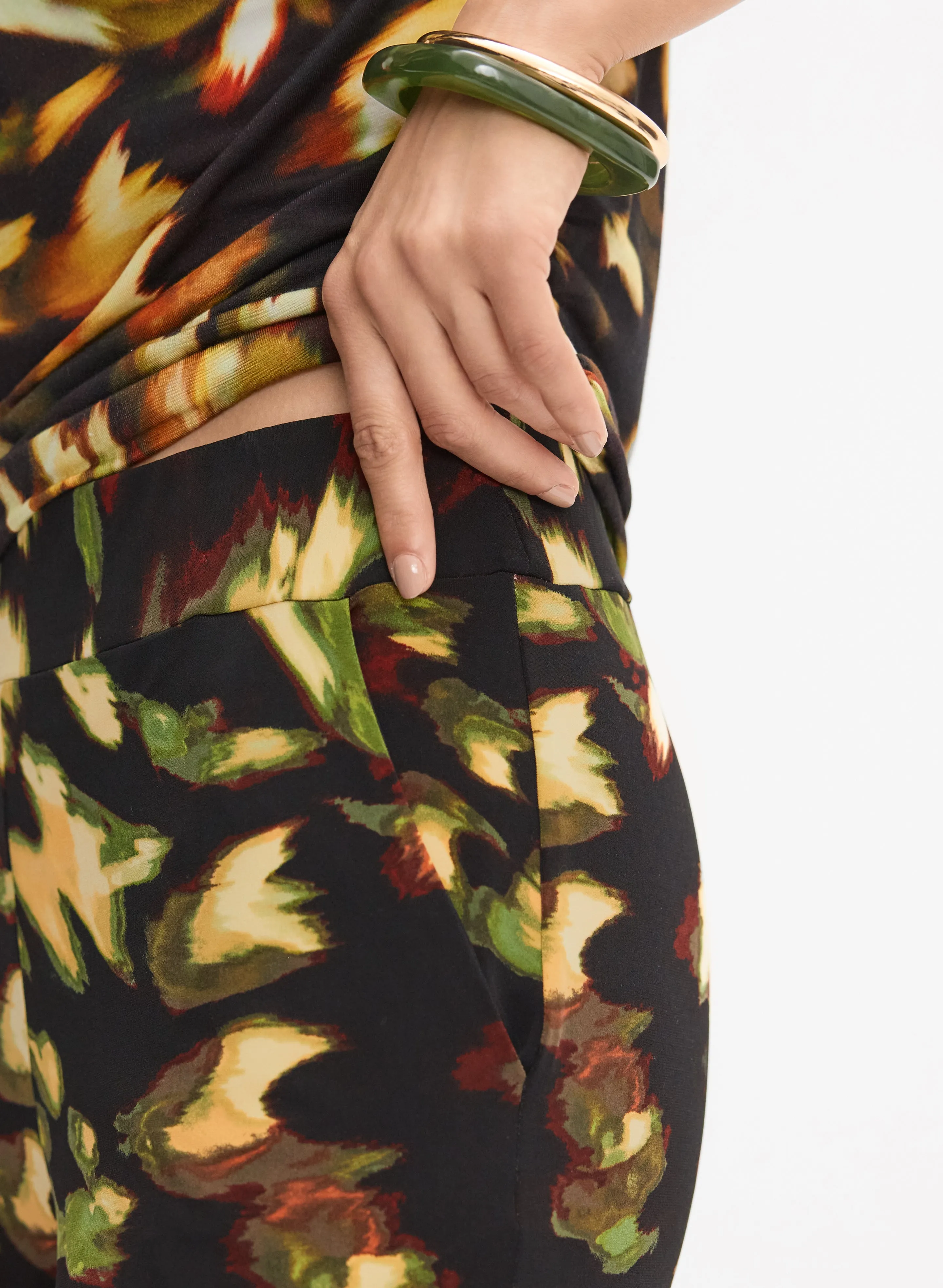 Abstract Wide-Leg Pants sold by Melanie Lyne product image thumbnail 4