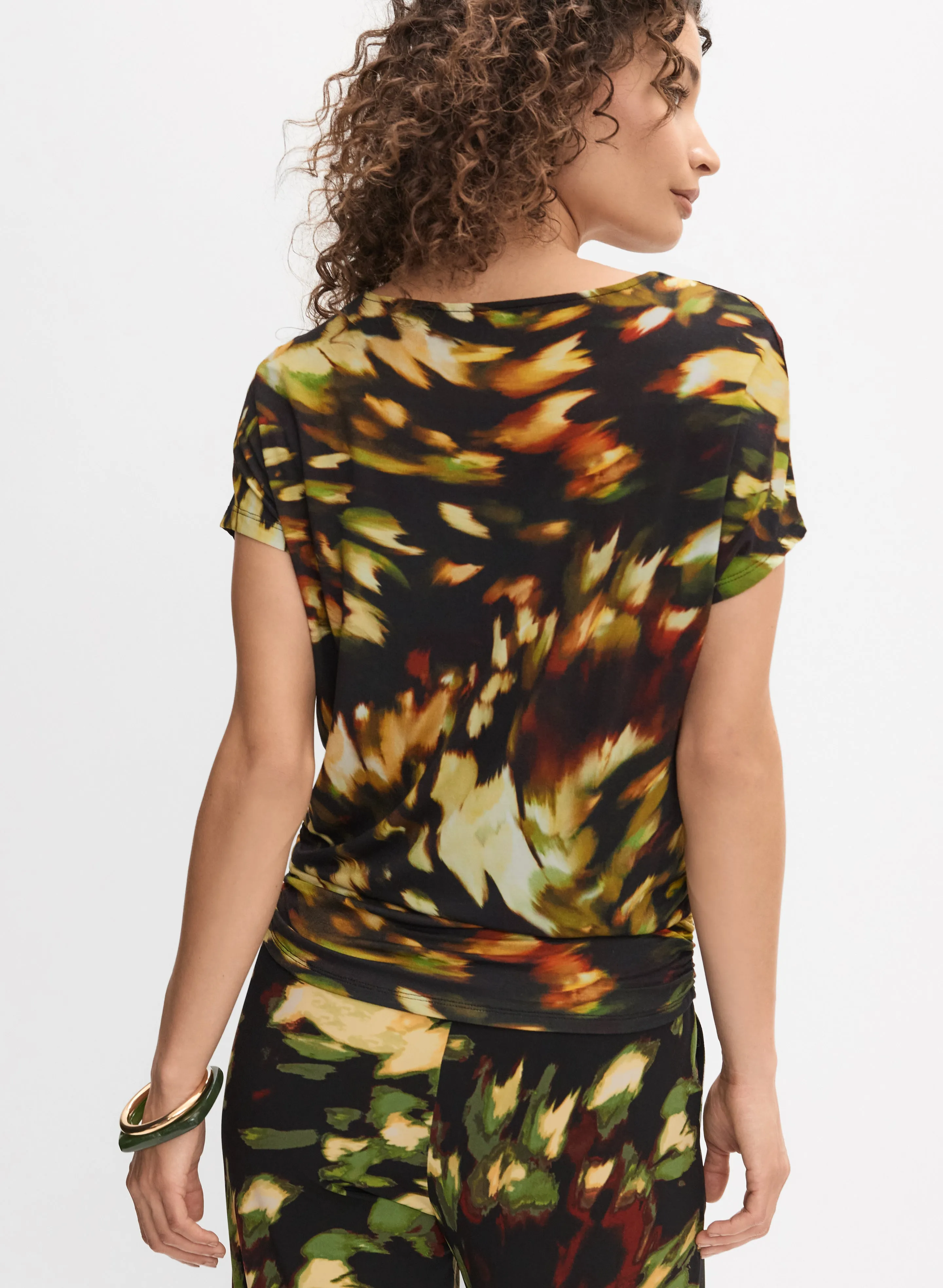 Abstract Print T-Shirt sold by Melanie Lyne product image thumbnail 4