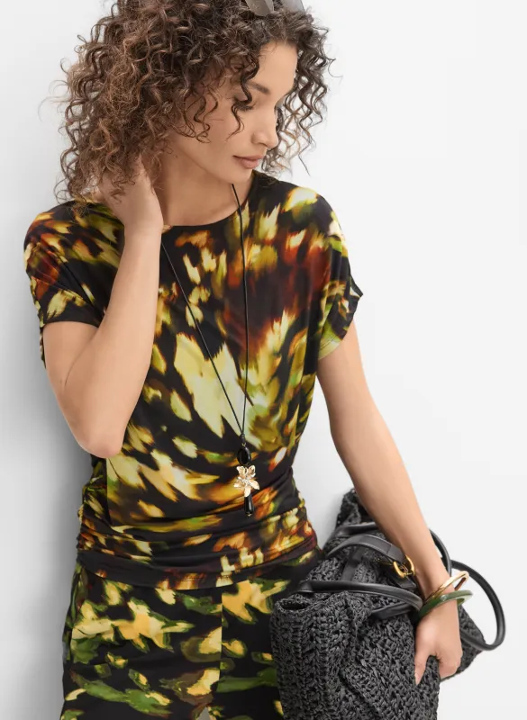 Abstract Print T-Shirt sold by Melanie Lyne