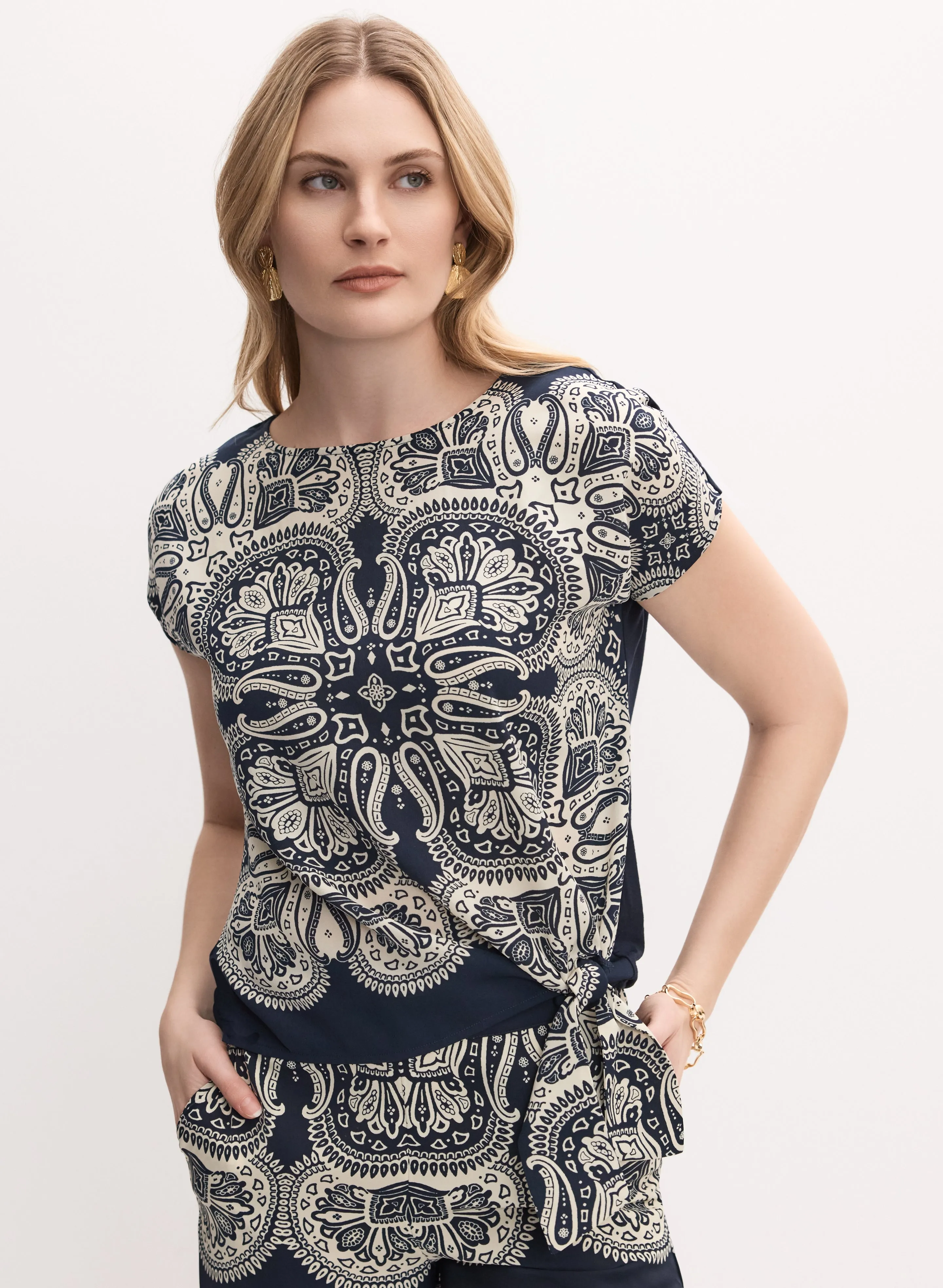 Paisley Print Top sold by Melanie Lyne