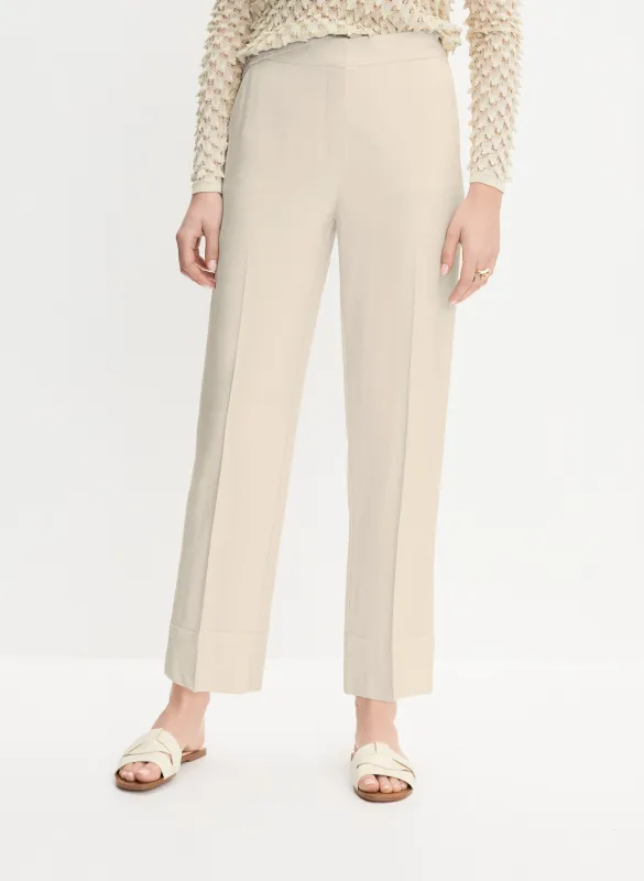 Cuffed Straight-Leg Pants sold by Melanie Lyne