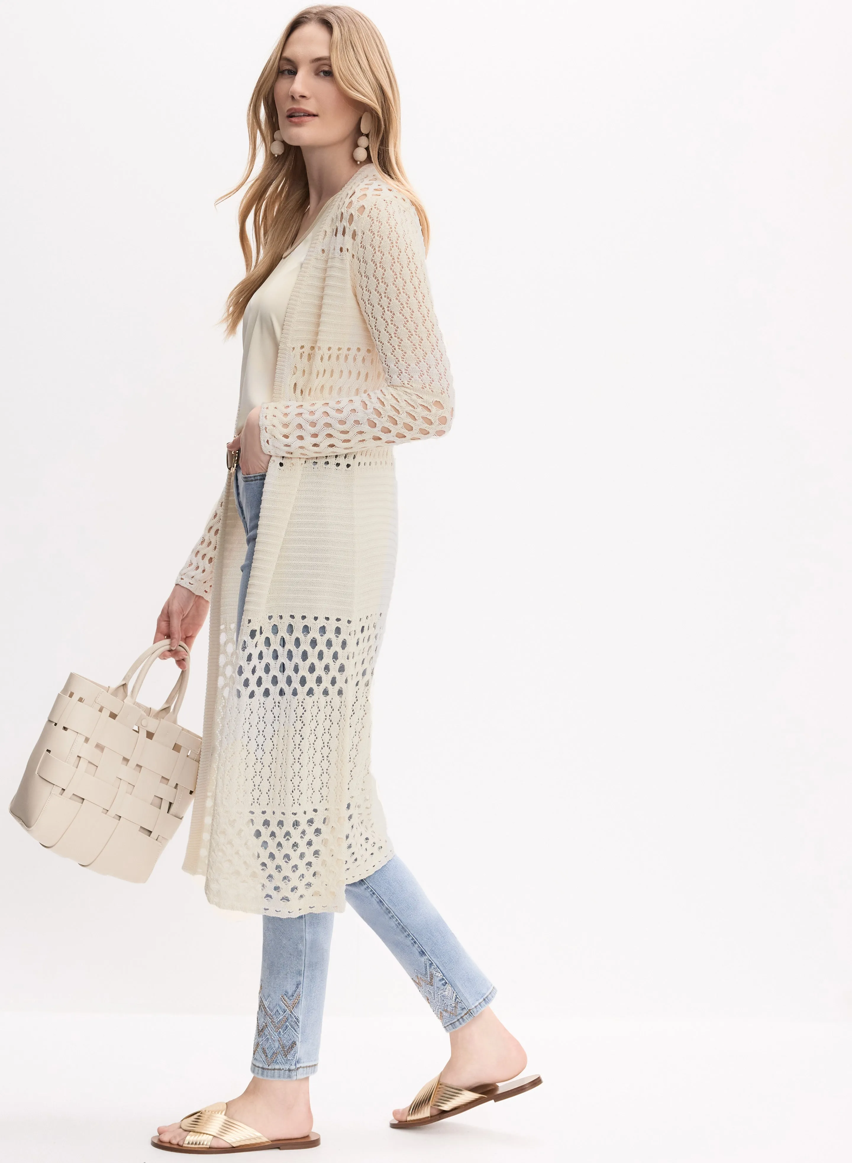 Mixed Weave Cardigan sold by Melanie Lyne product image thumbnail 2