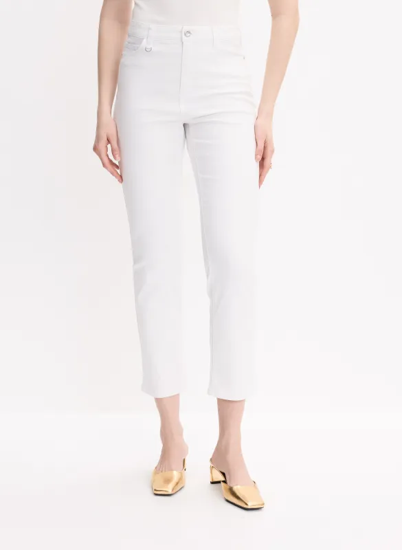 Straight-Leg Ankle Jeans sold by Melanie Lyne