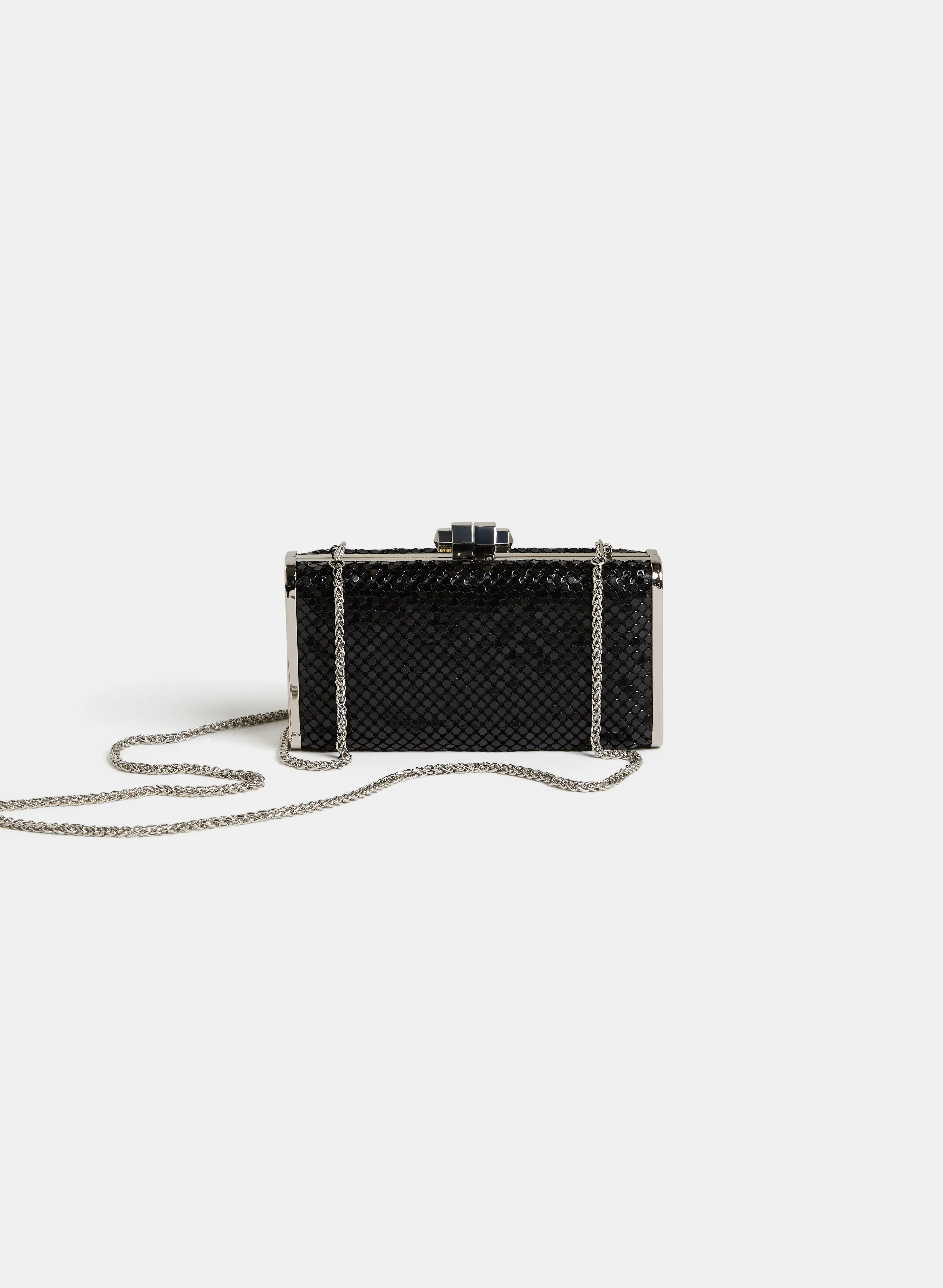 Mesh Rectangular Clutch sold by Melanie Lyne