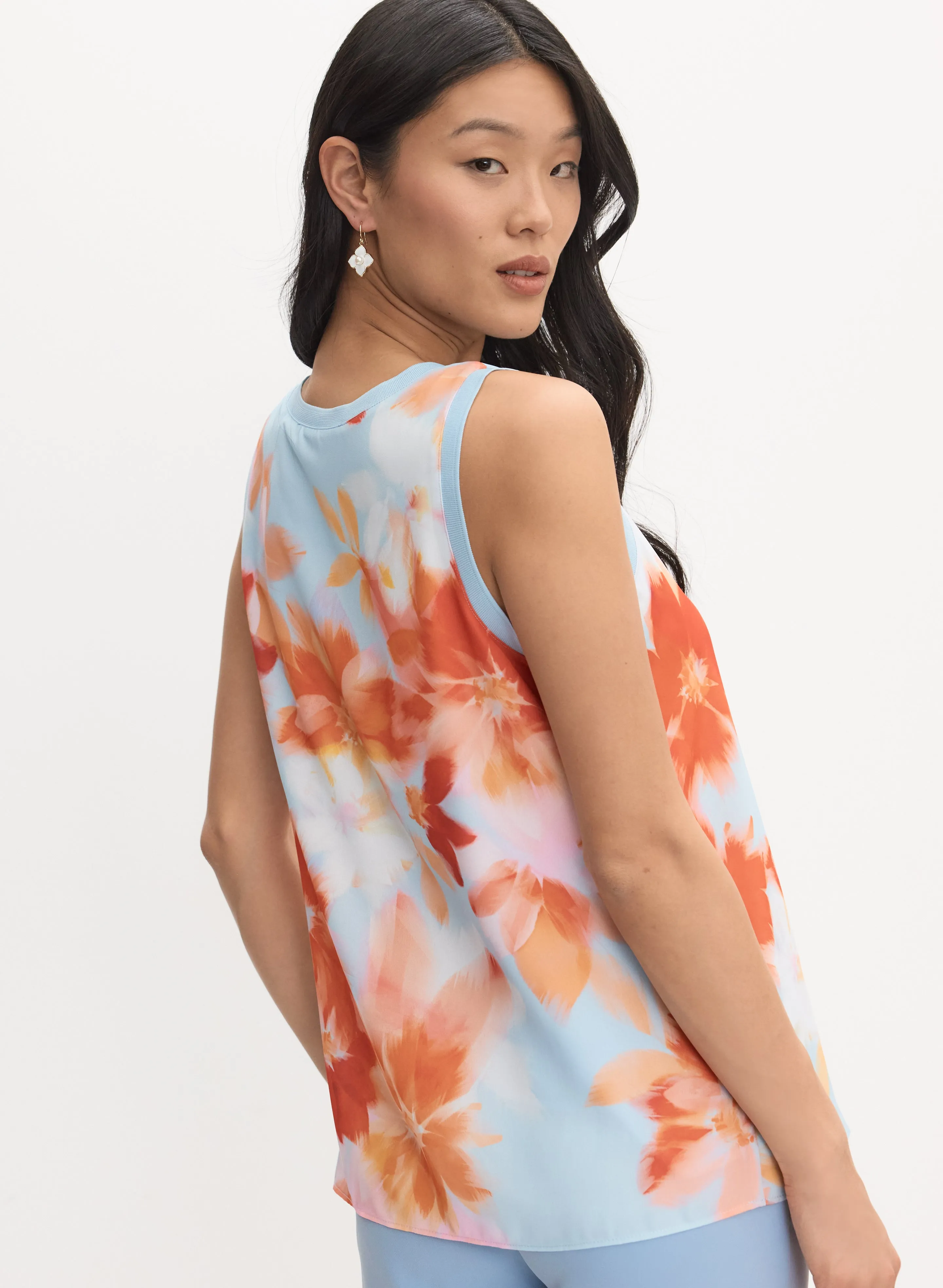 Sleeveless Floral Blouse sold by Melanie Lyne product image thumbnail 3