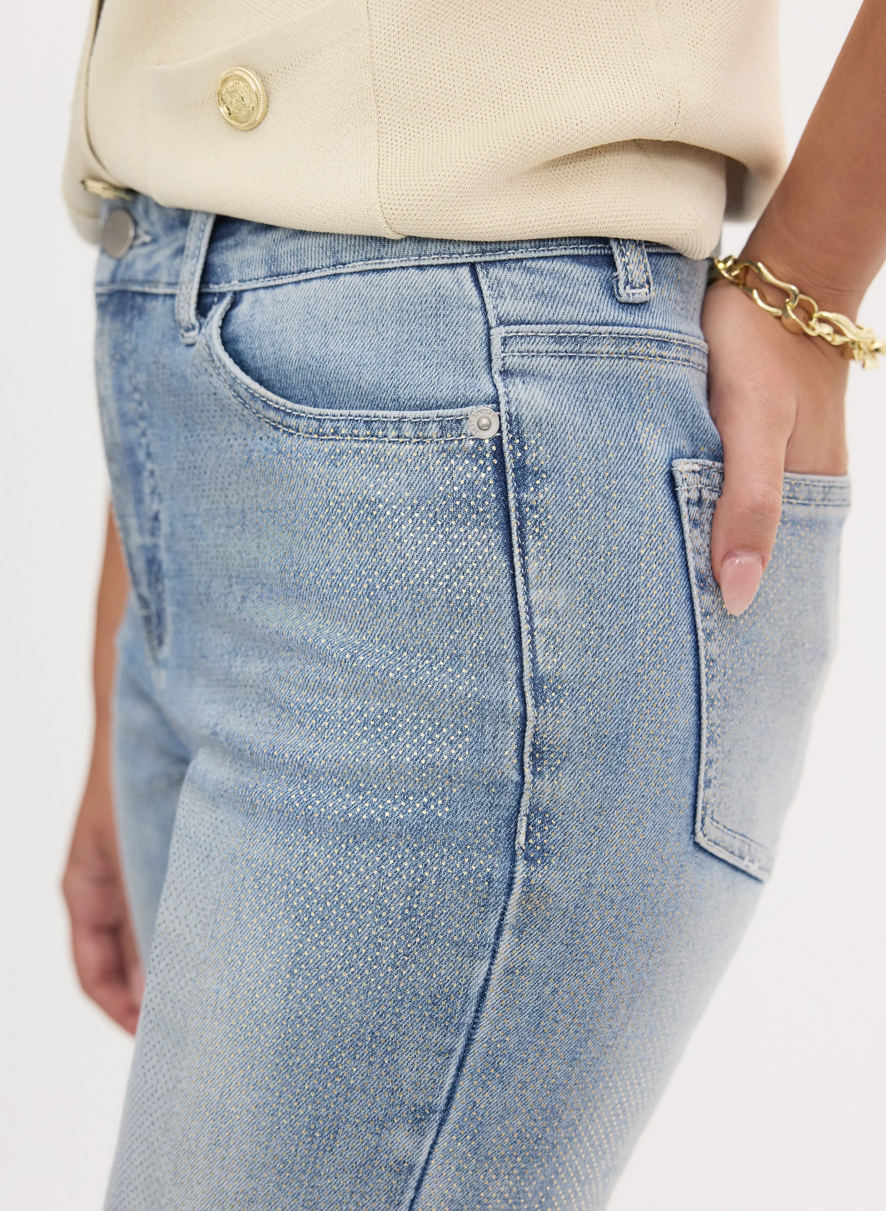 Foil Dot Jeans sold by Melanie Lyne product image thumbnail 5