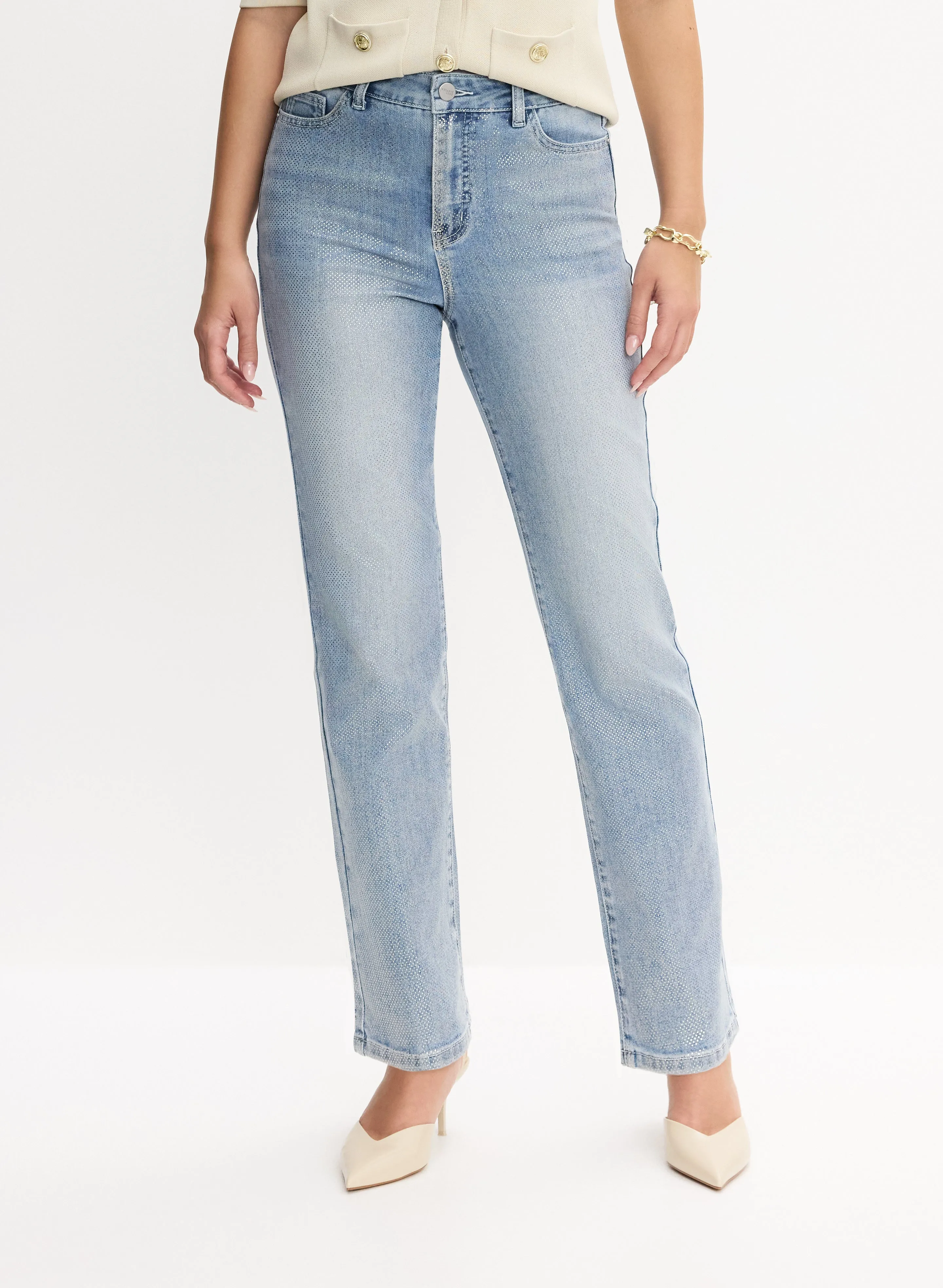 Foil Dot Jeans sold by Melanie Lyne