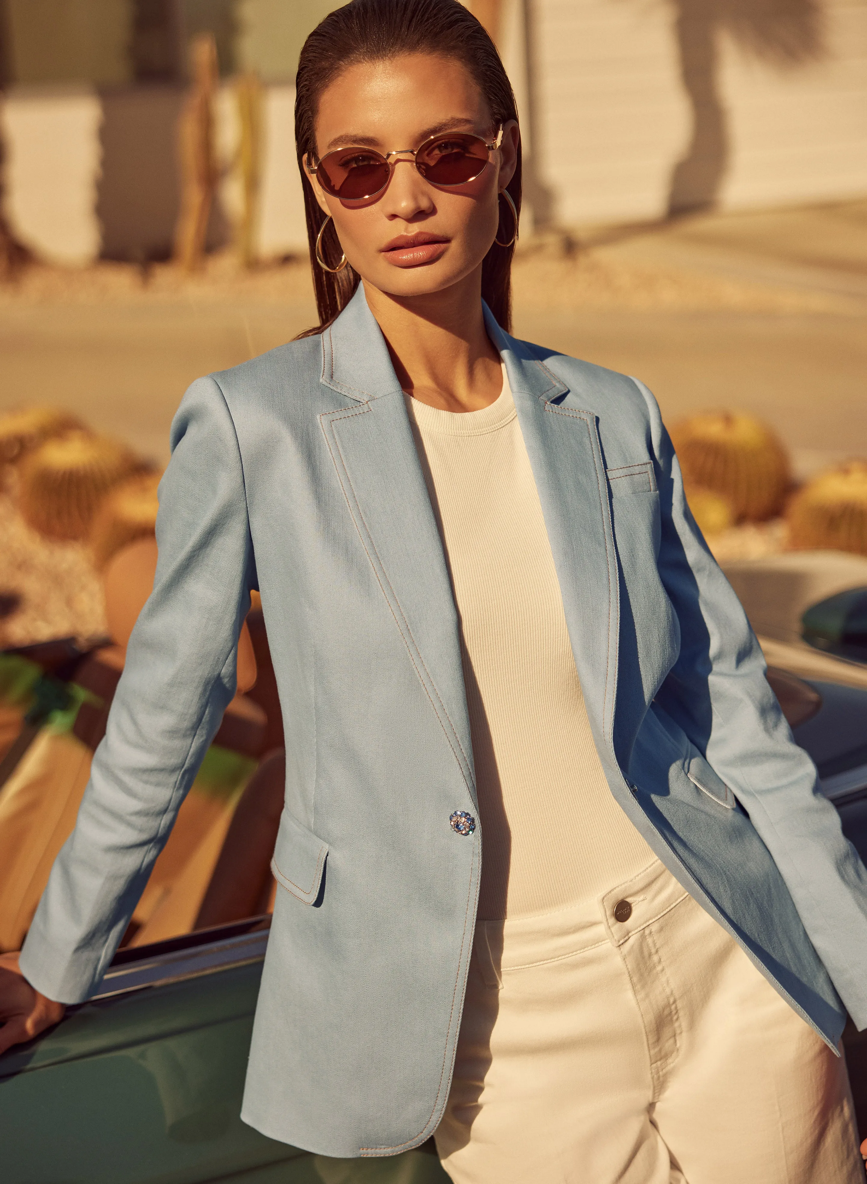 Rib Knit Tank Top sold by Melanie Lyne product image thumbnail 3