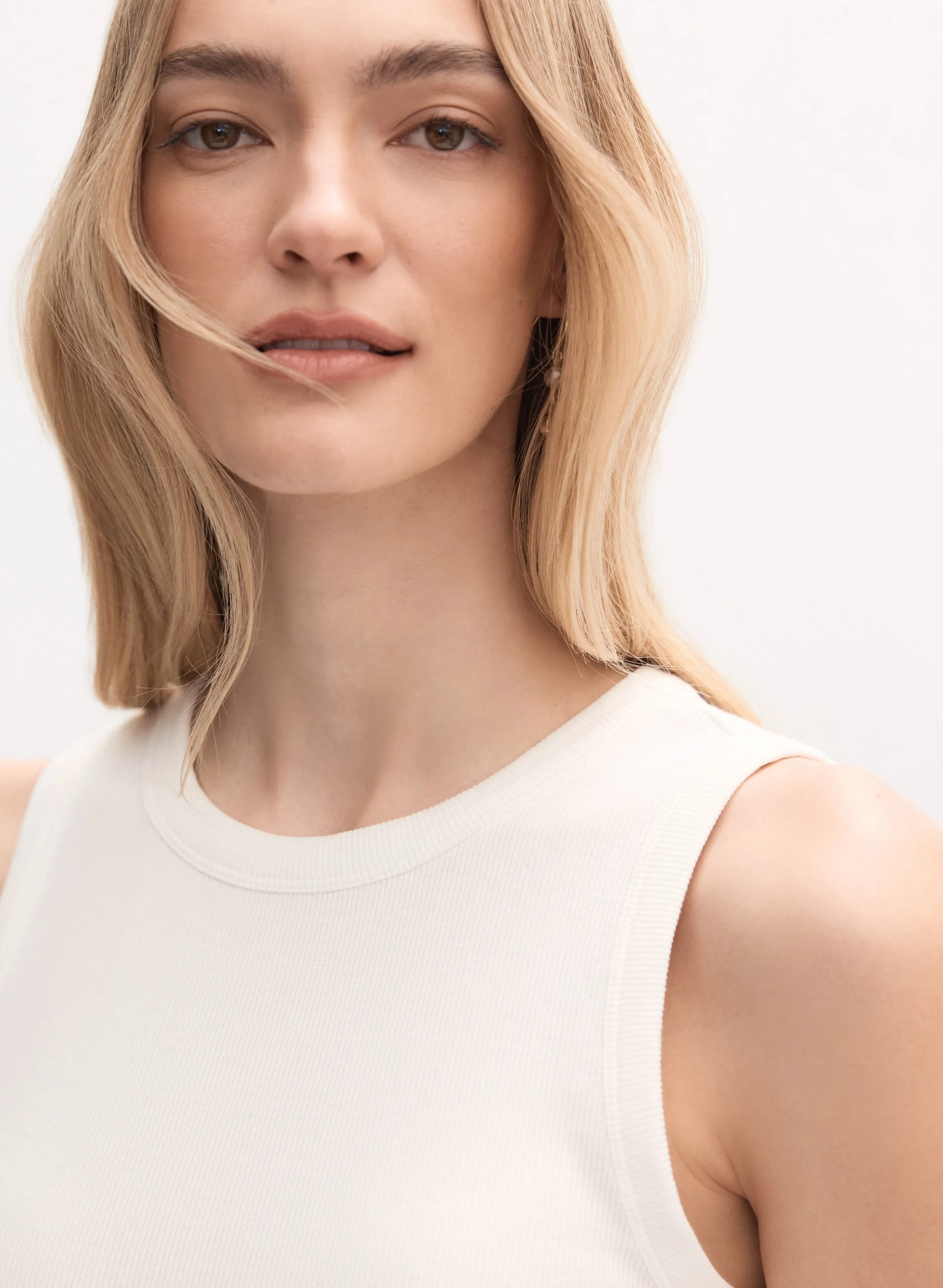 Rib Knit Tank Top sold by Melanie Lyne product image thumbnail 2