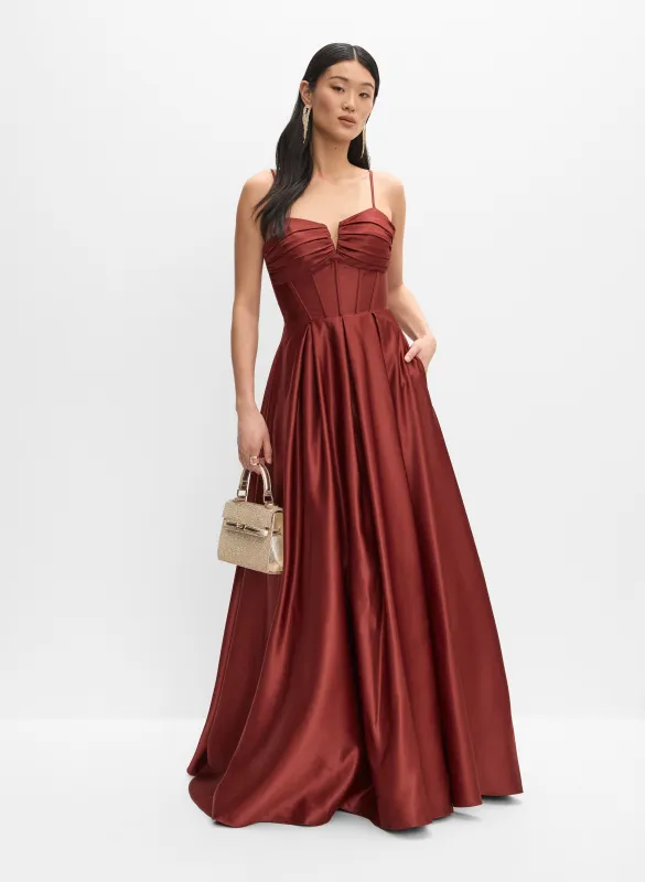 Satin Corset Gown sold by Melanie Lyne