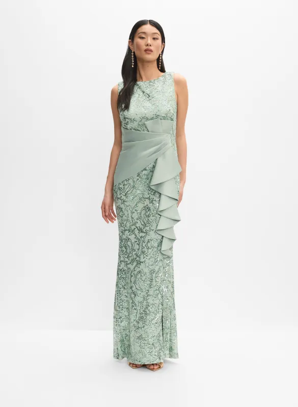 Sequined Ruffled Dress sold by Melanie Lyne